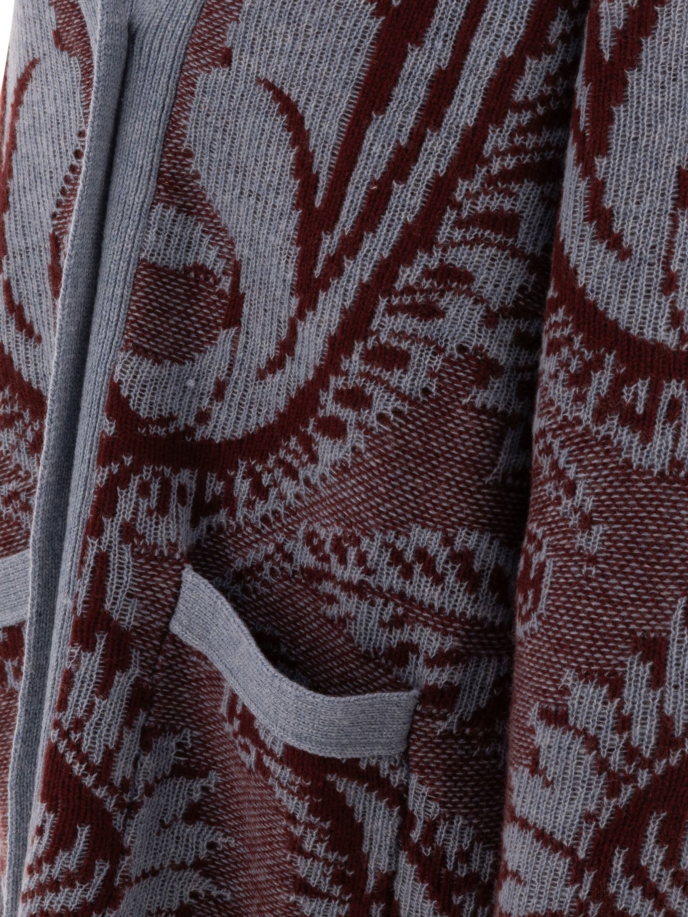 Etro Wool Jacquard Cardigan