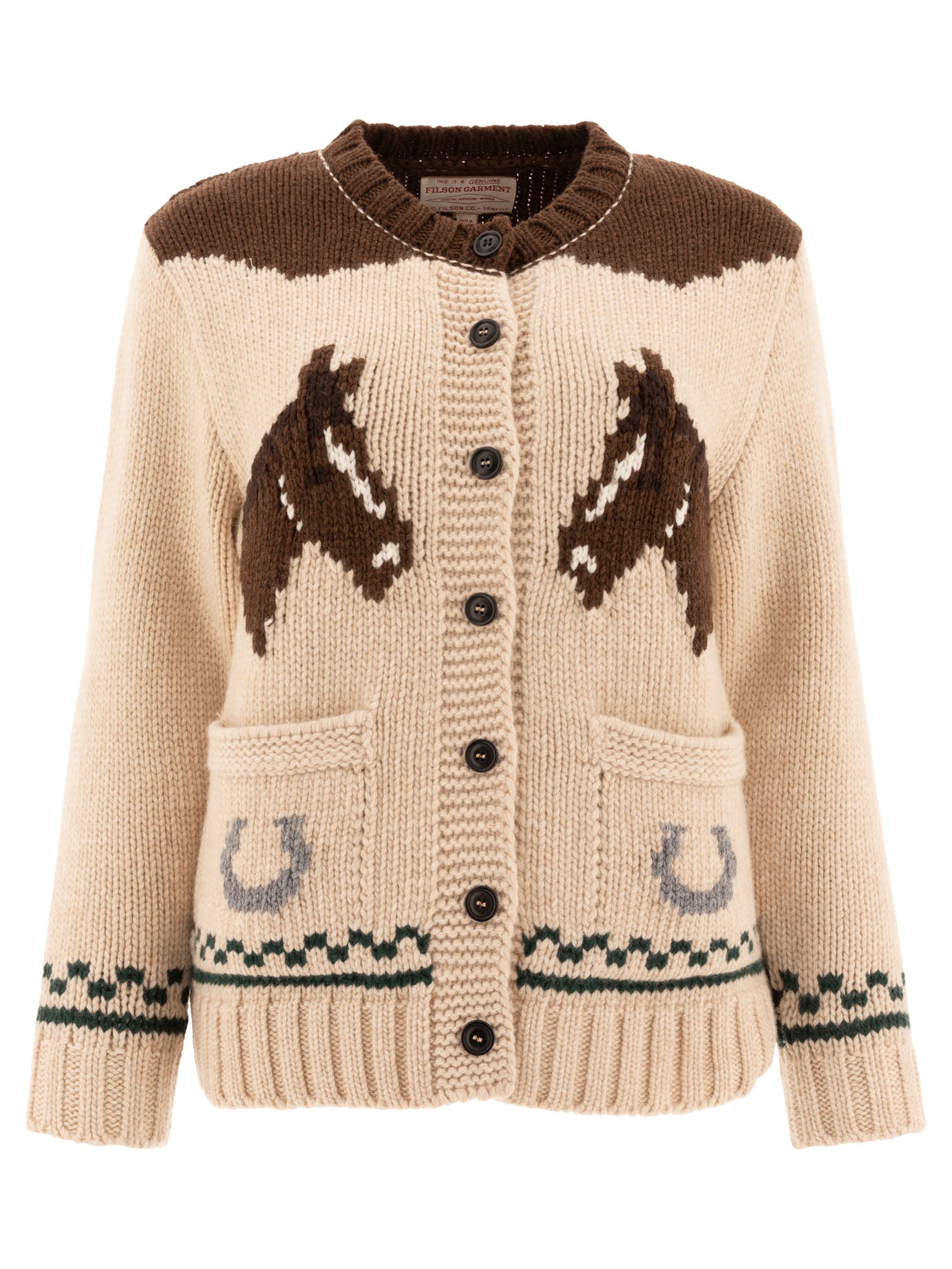 Filson Horses Cardigan