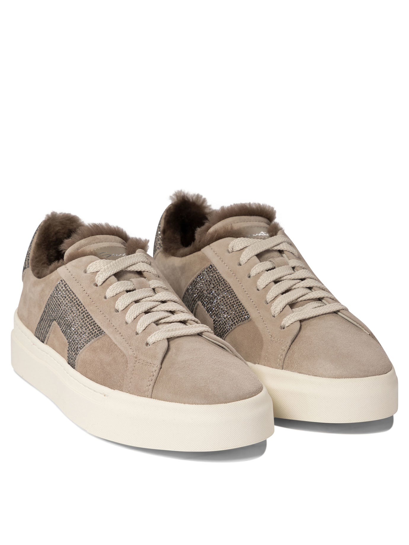 Santoni Double Buckle Sneakers