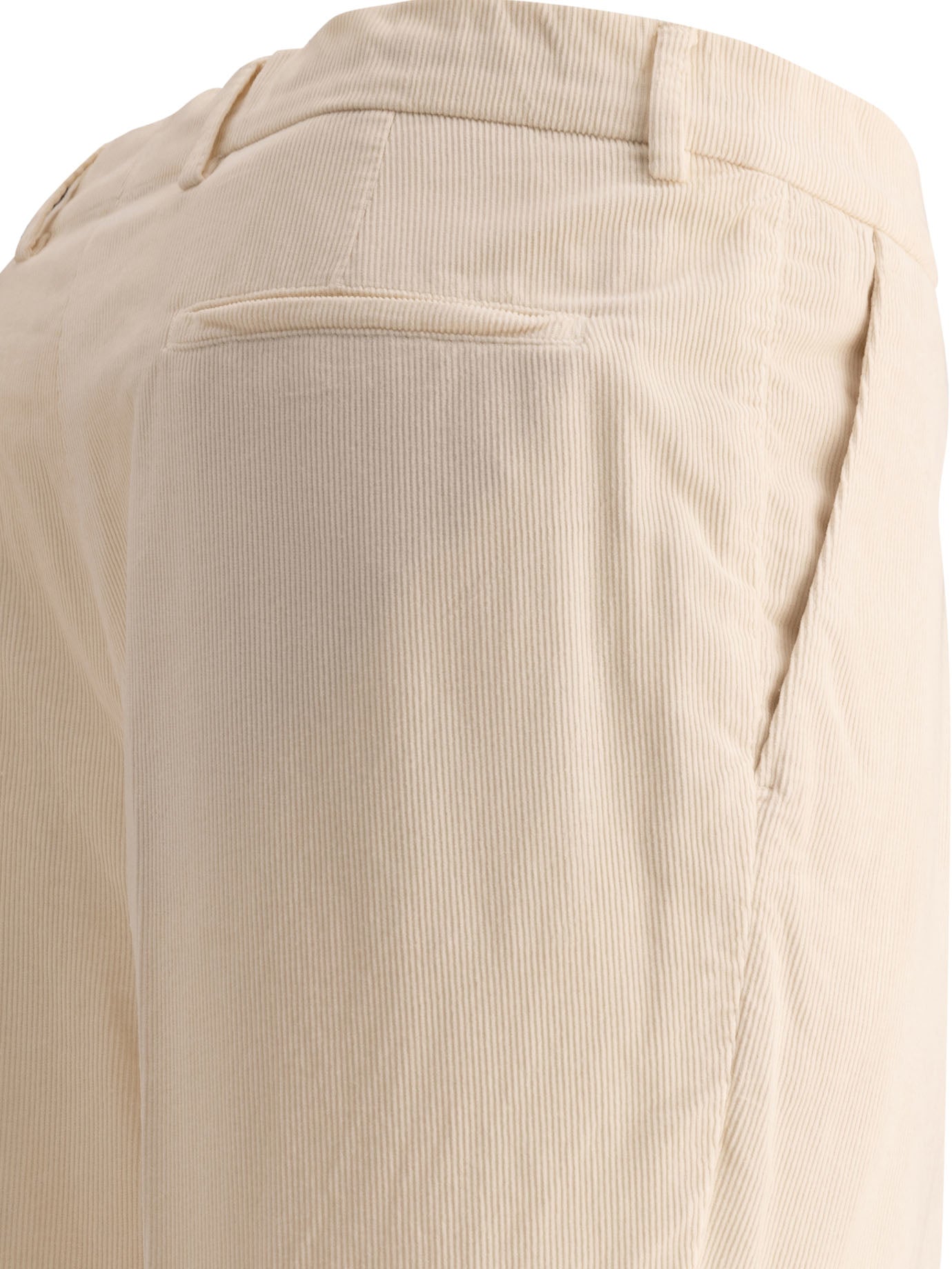 Brunello Cucinelli Garment-Dyed Leisure Fit Trousers With Pleats