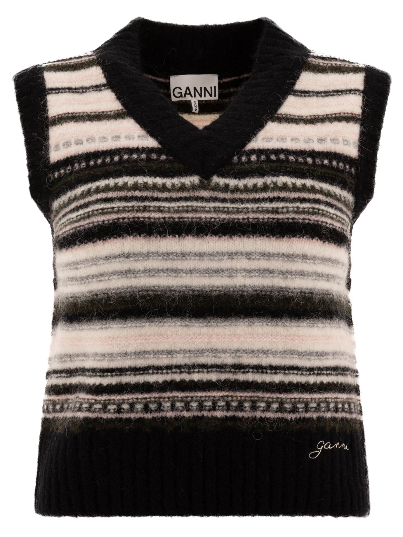 Ganni Fair Isle Vest