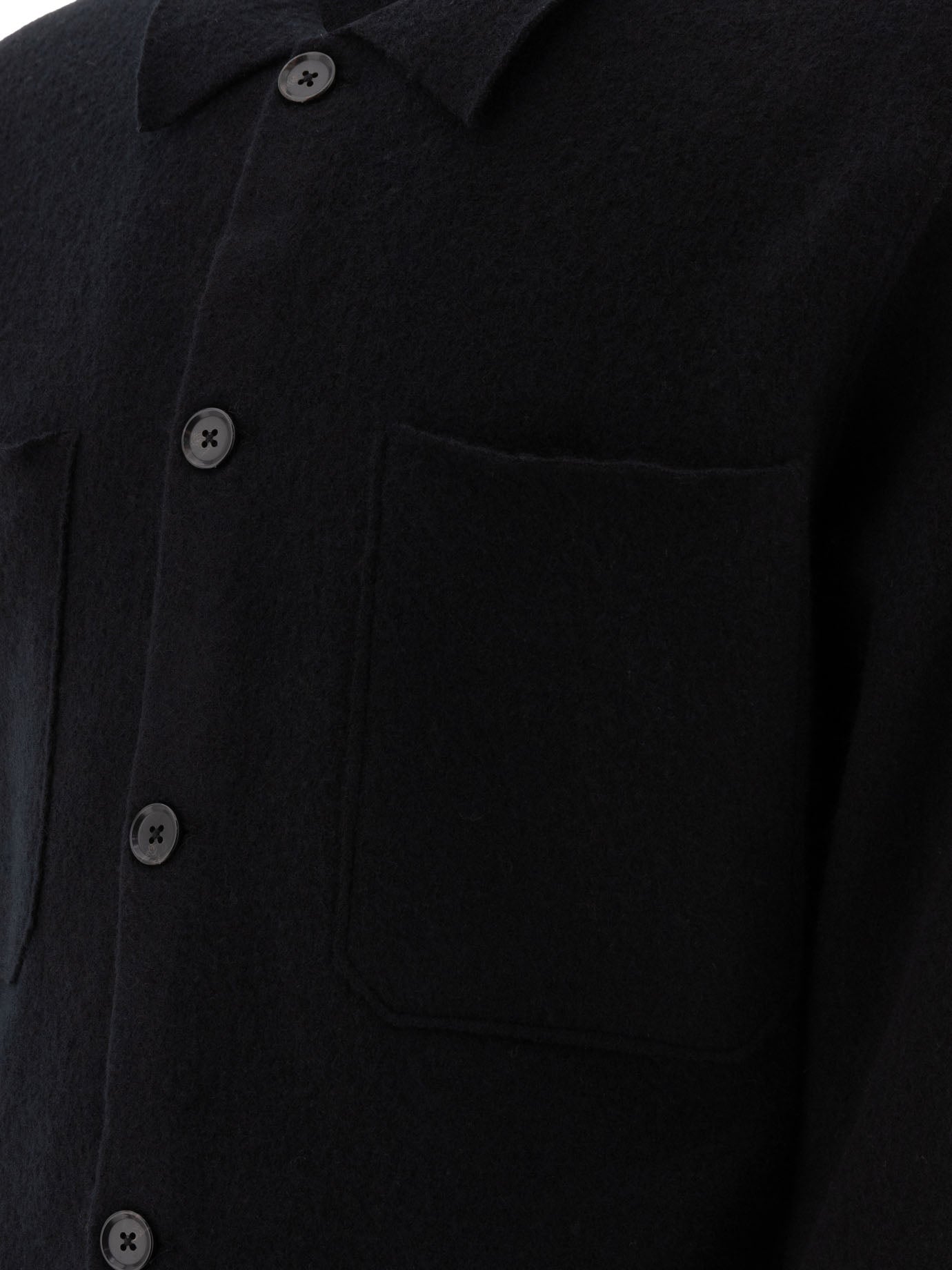 NN.07 Jonas Boiled Wool Overshirt