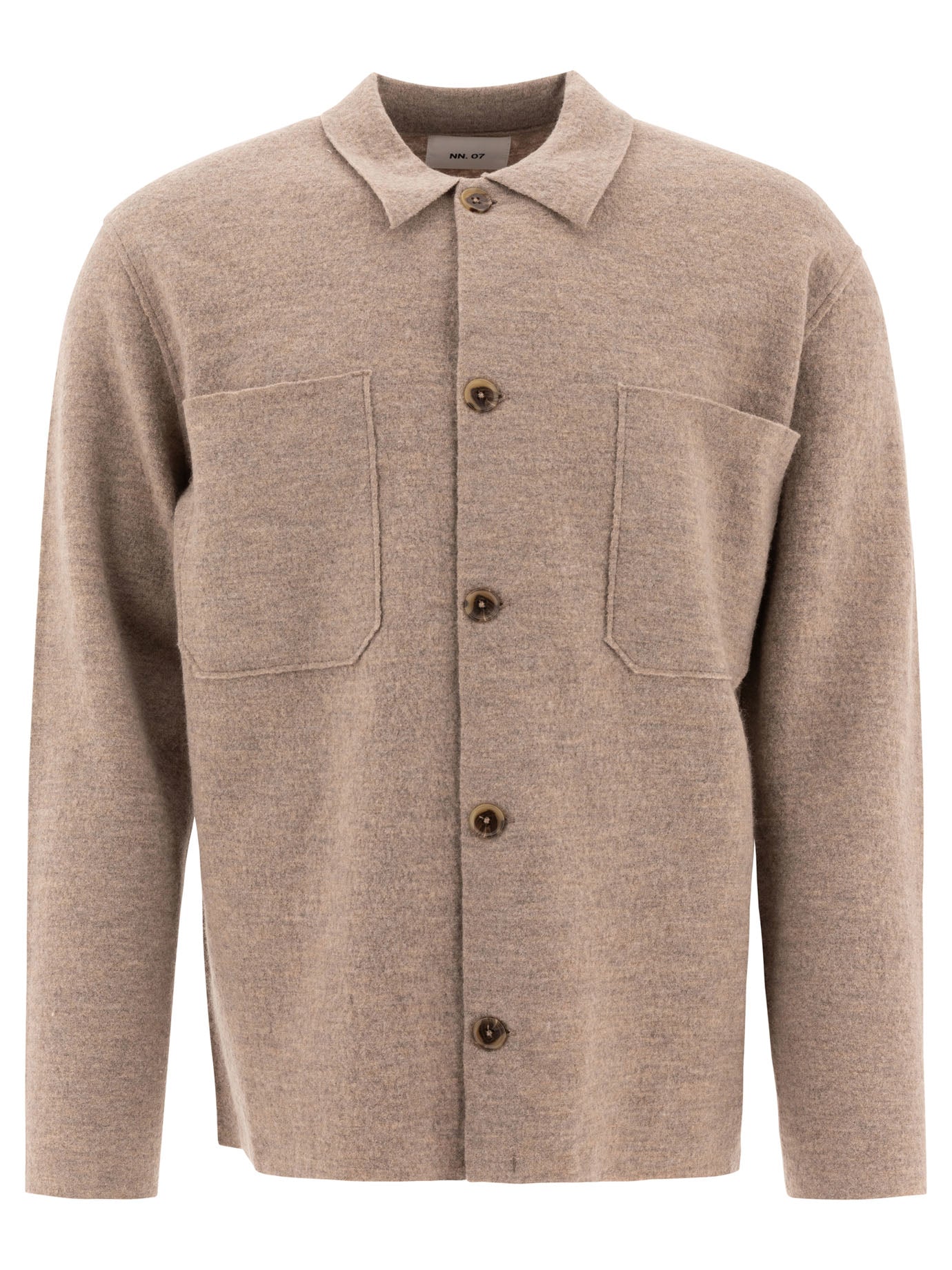 NN.07 Jonas Boiled Wool Overshirt