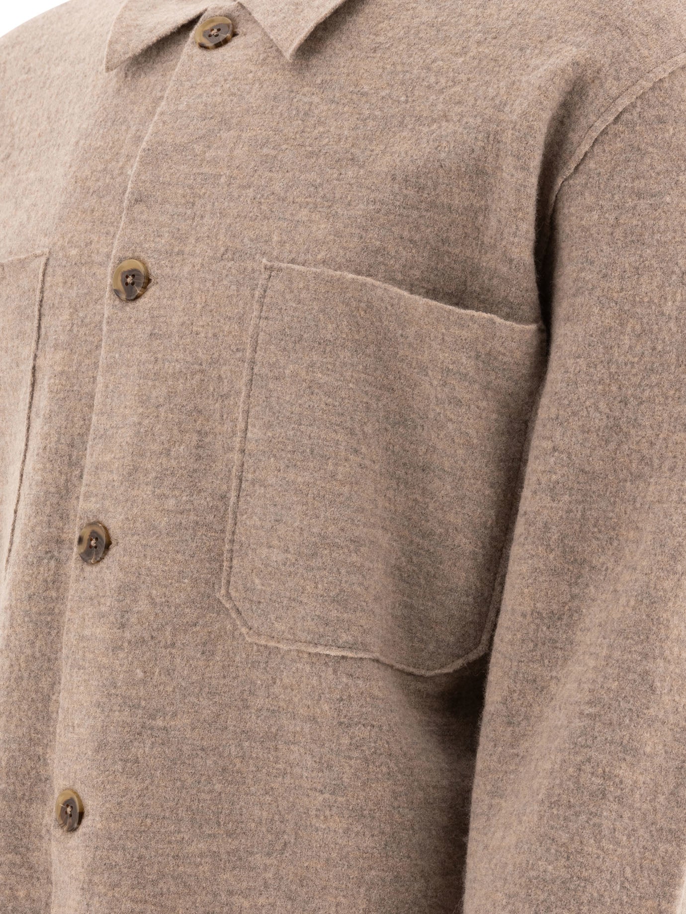 NN.07 Jonas Boiled Wool Overshirt