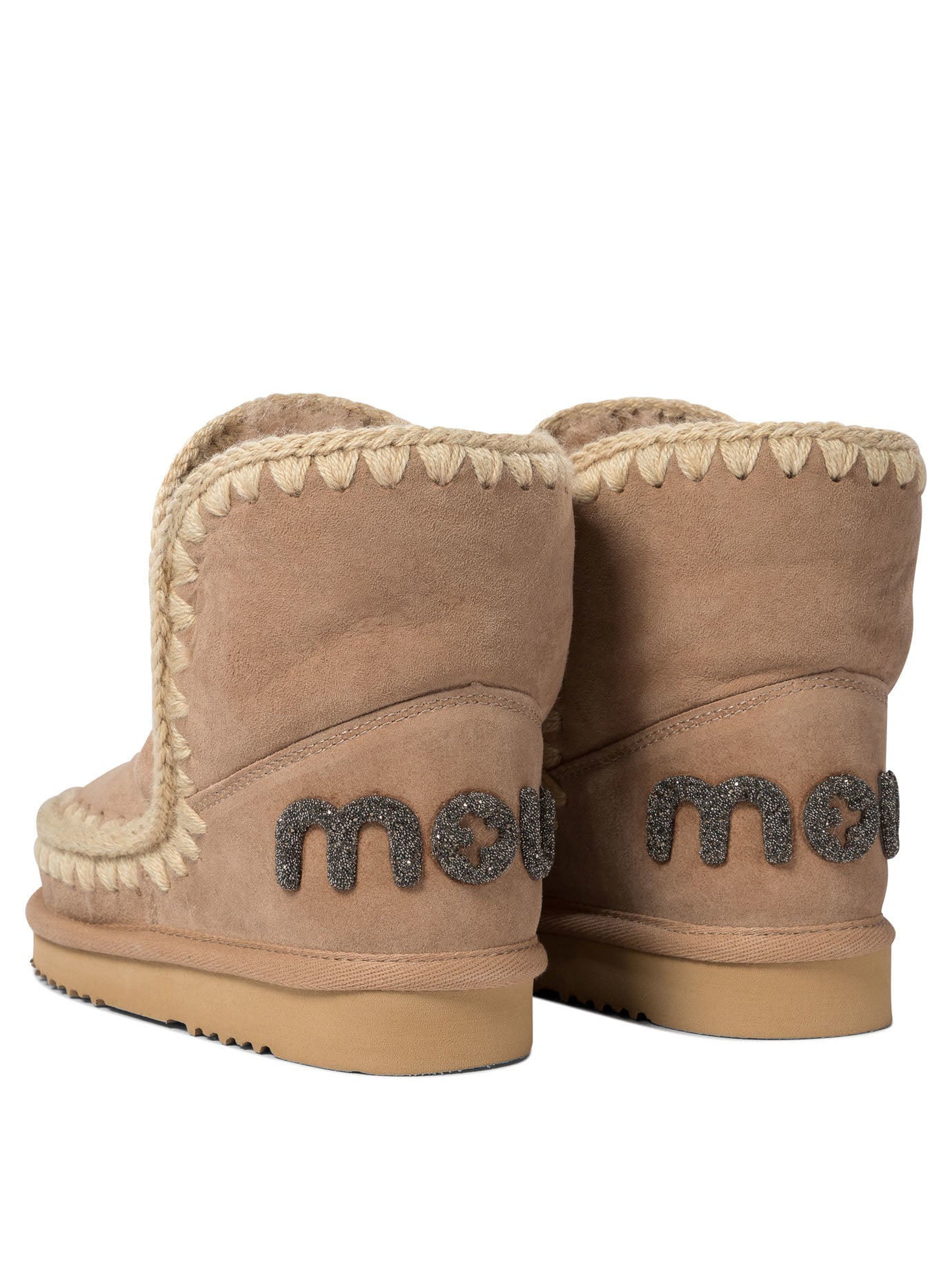 Mou Eskimo 18 Glitter Logo Ankle Boots