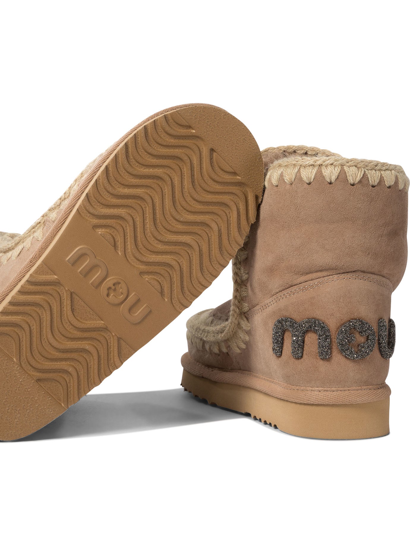 Mou Eskimo 18 Glitter Logo Ankle Boots