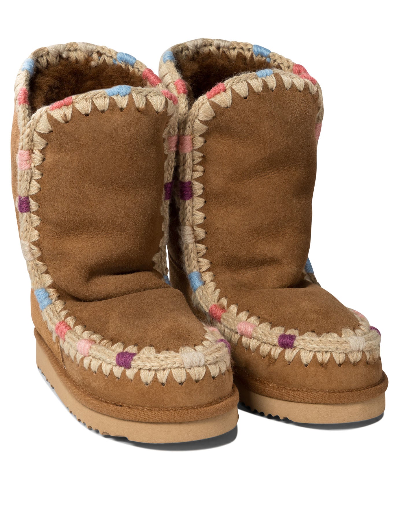 Mou Eskimo 24 Overstitching Ankle Boots