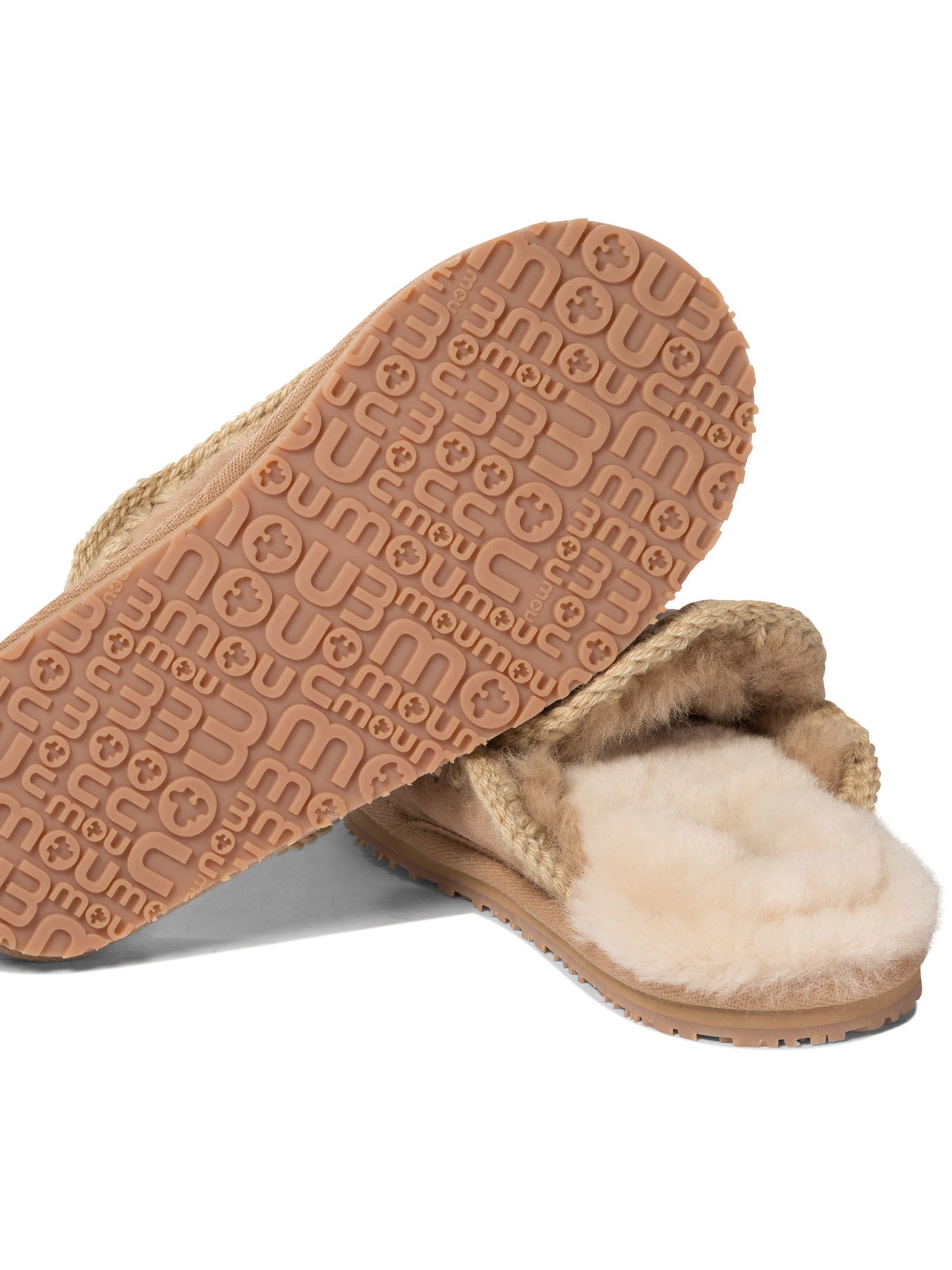 Mou Full Eskimo Stitch Slippers