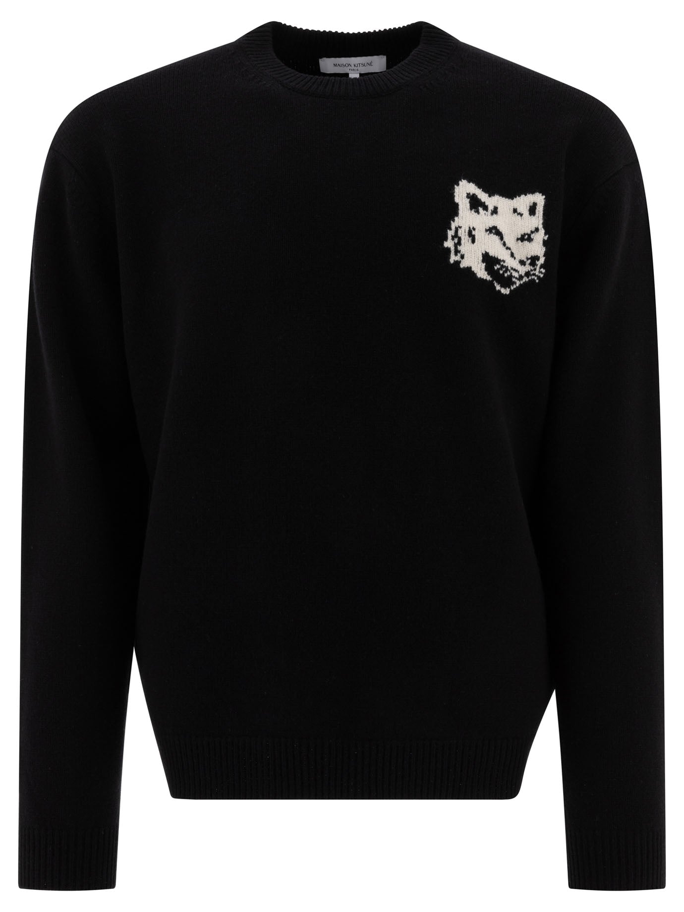 Maison Kitsuné Fox Head Intarsia Sweater