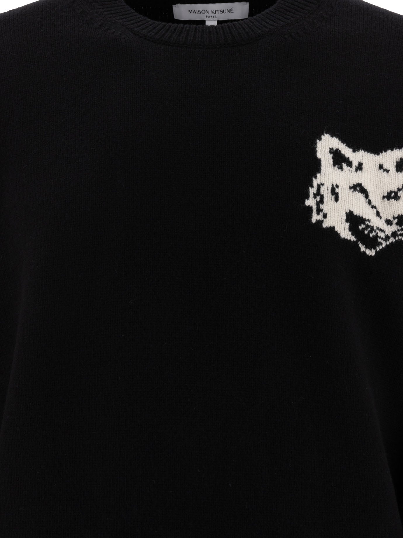 Maison Kitsuné Fox Head Intarsia Sweater