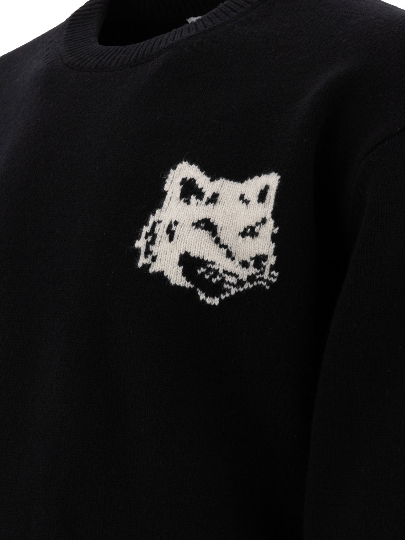 Maison Kitsuné Fox Head Intarsia Sweater