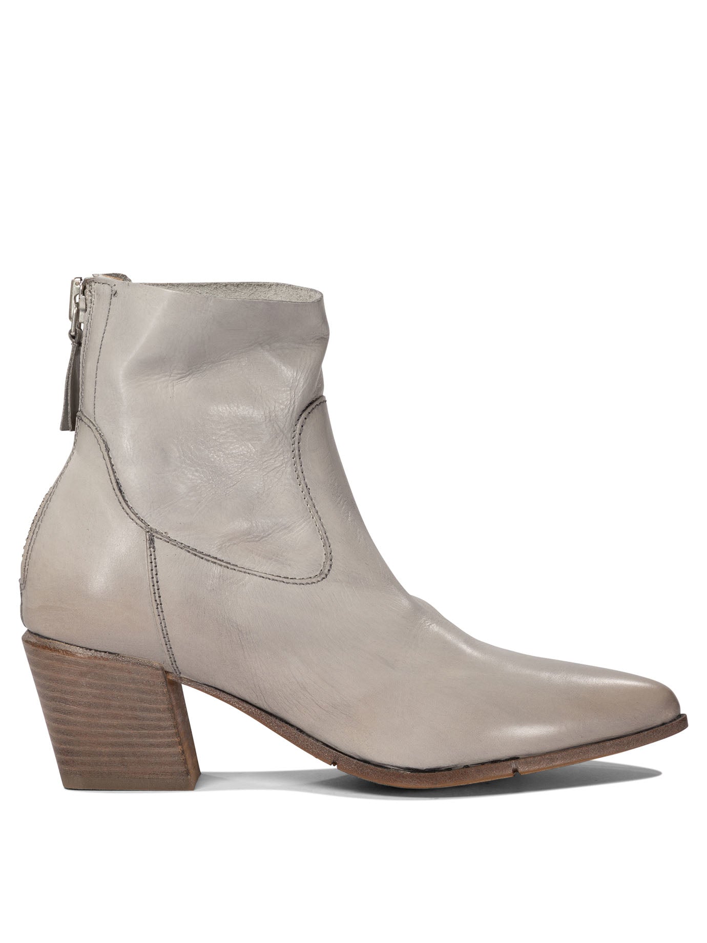 Moma Cristallo Zippered Ankle Boots