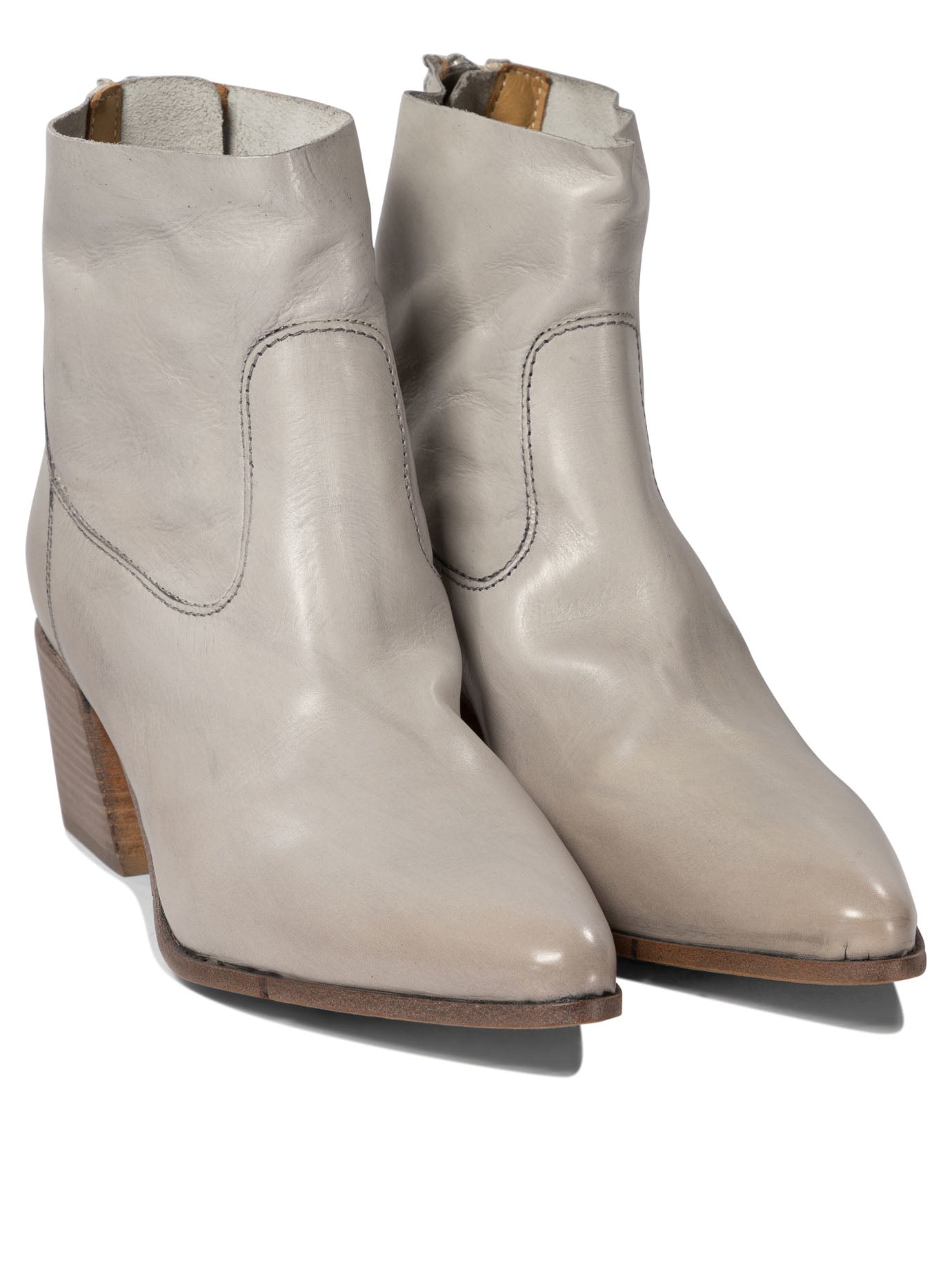 Moma Cristallo Zippered Ankle Boots