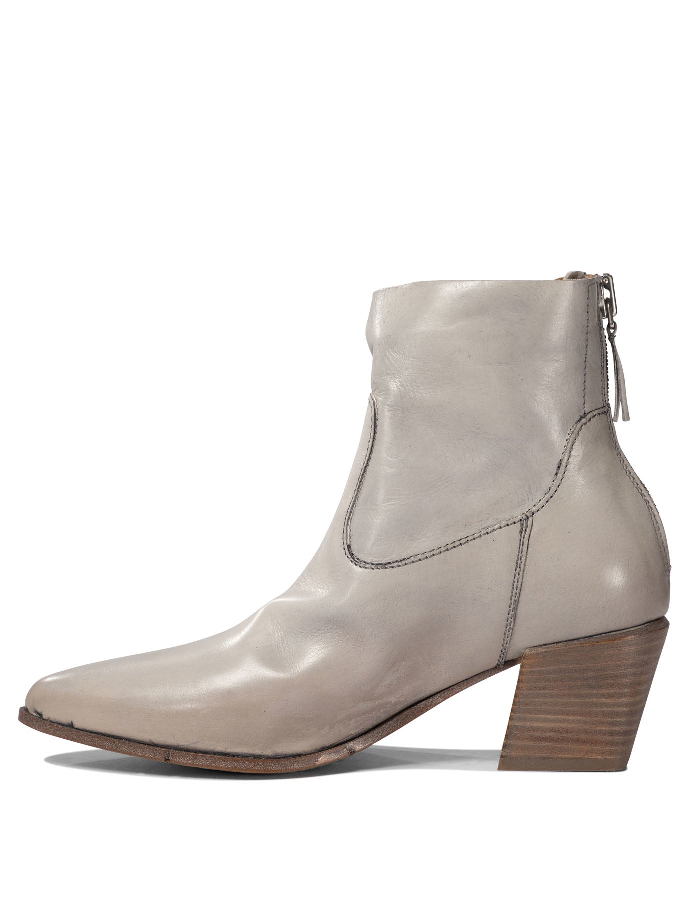 Moma Cristallo Zippered Ankle Boots