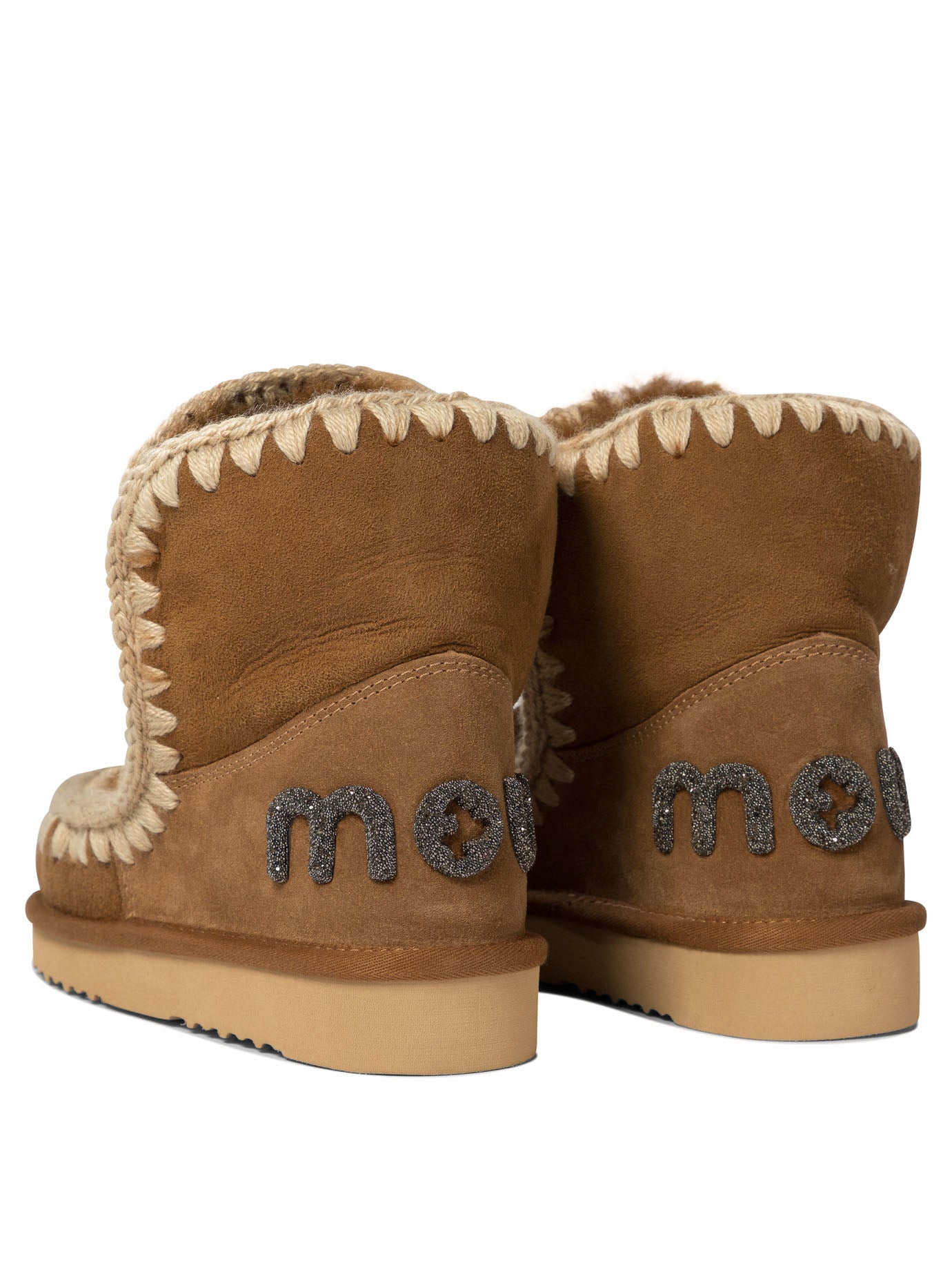 Mou Eskimo 18 Glitter Logo Ankle Boots