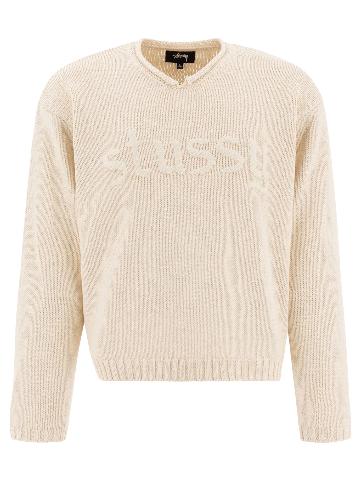 Stüssy V-Neck Sweater With Logo