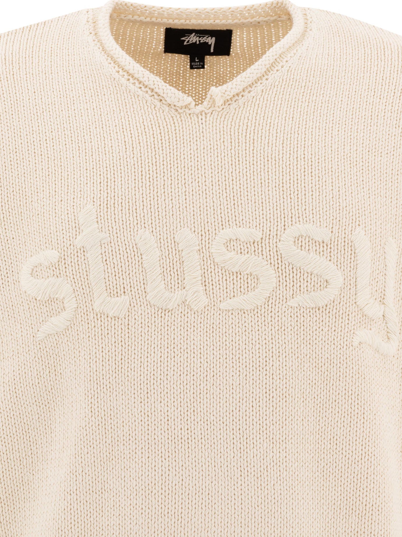 Stüssy V-Neck Sweater With Logo