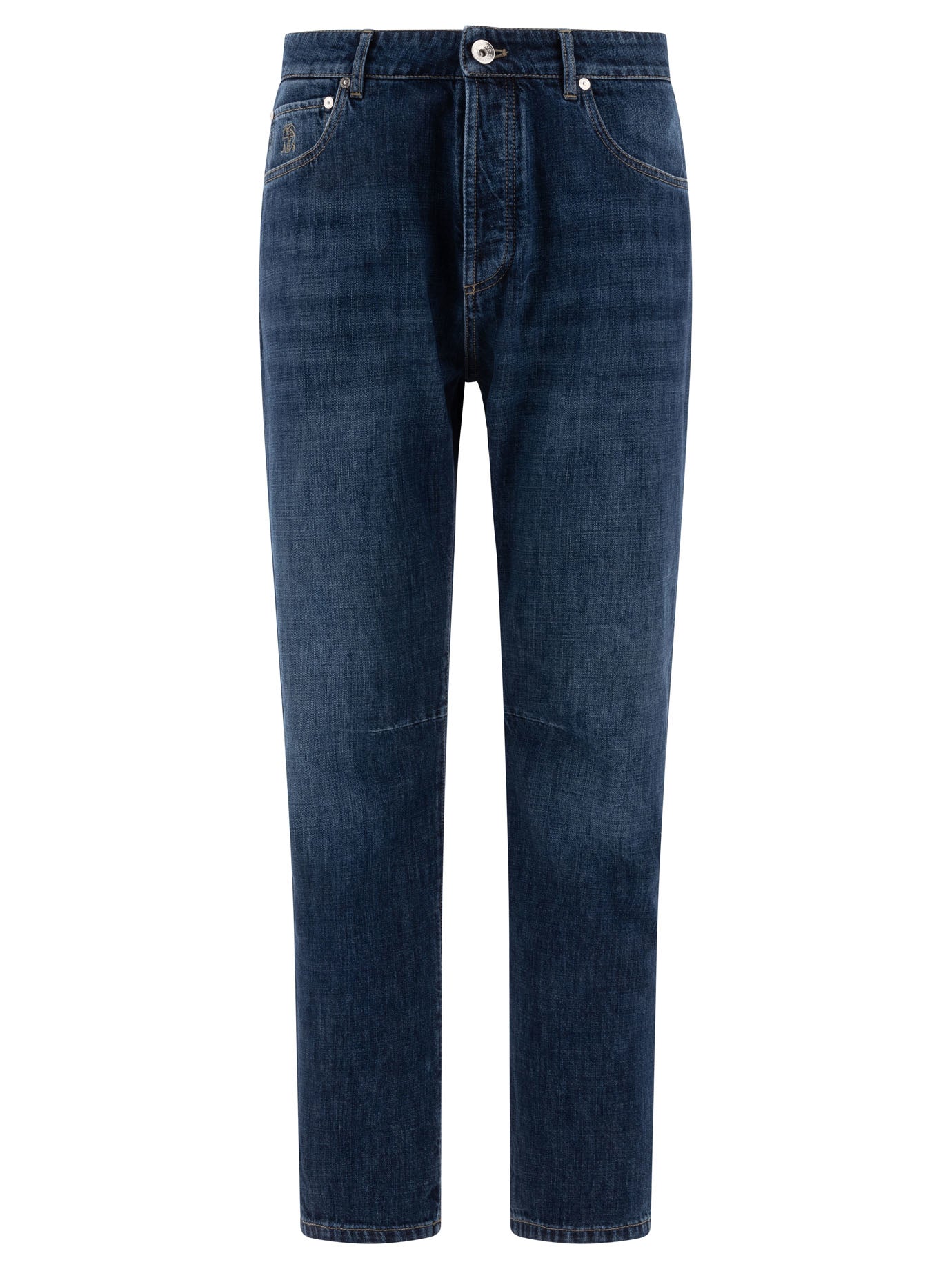 Brunello Cucinelli Leisure Fit Jeans In Lightweight Denim