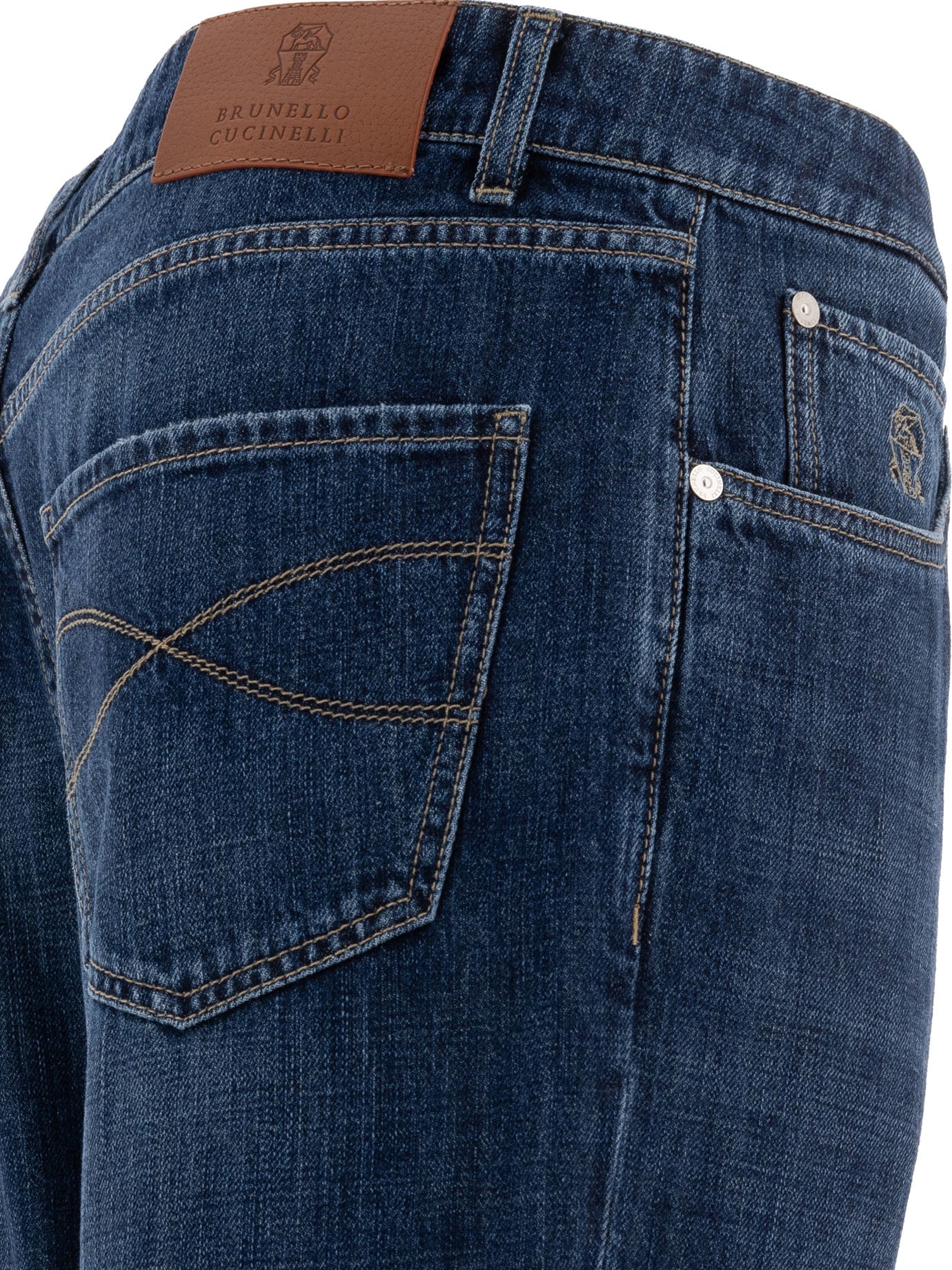 Brunello Cucinelli Leisure Fit Jeans In Lightweight Denim