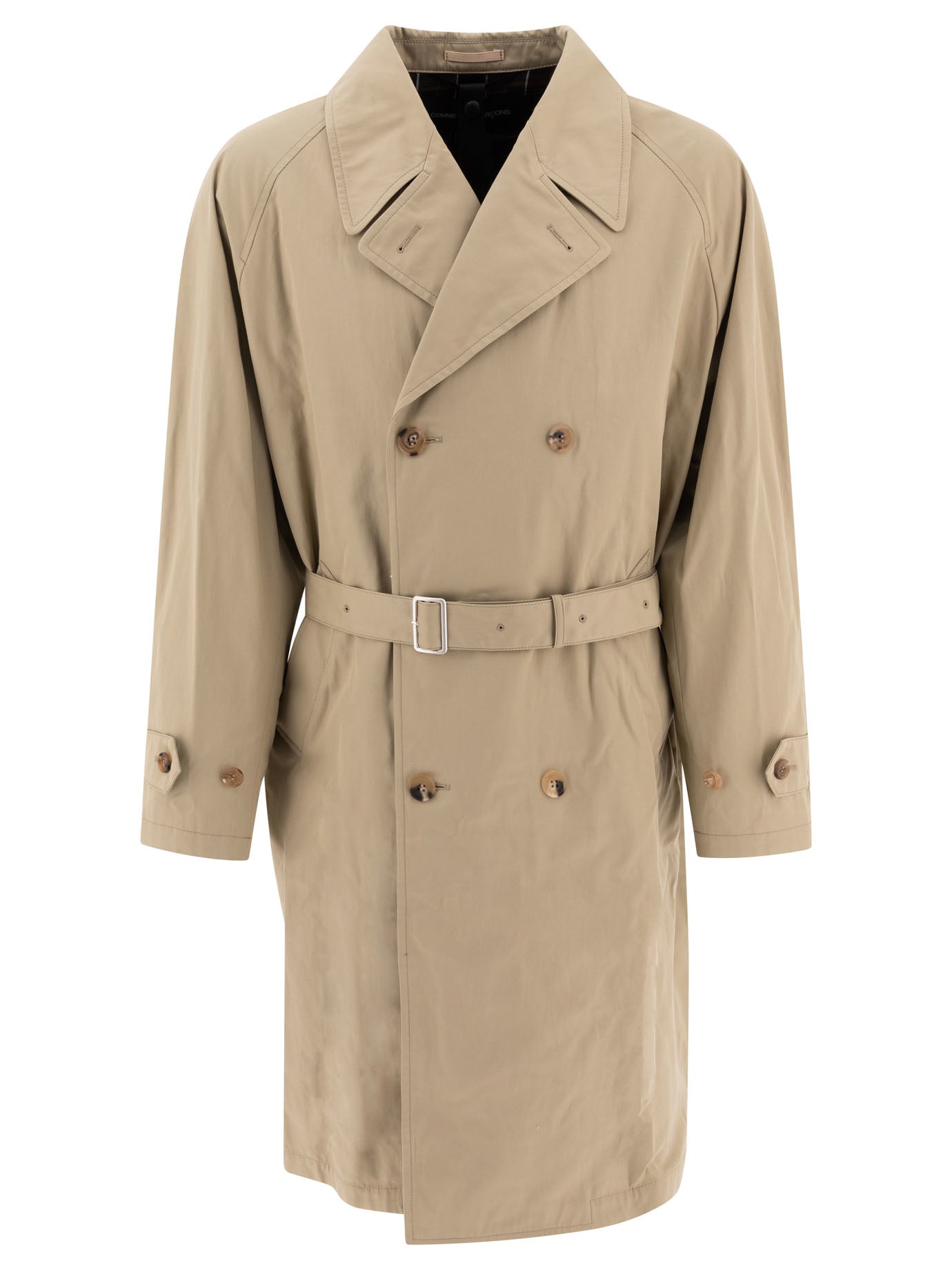 Comme Des Garçons Homme Belted Trench Coat