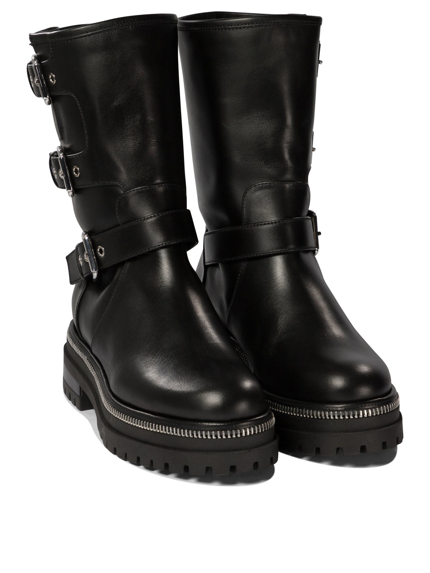 Ninalilou Raffa Biker Ankle Boots