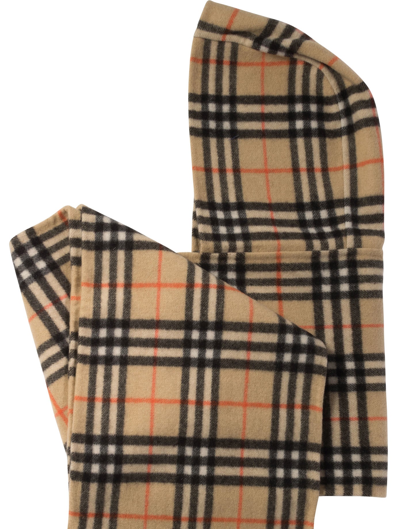 Burberry Check Cashmere Hooded Scarf