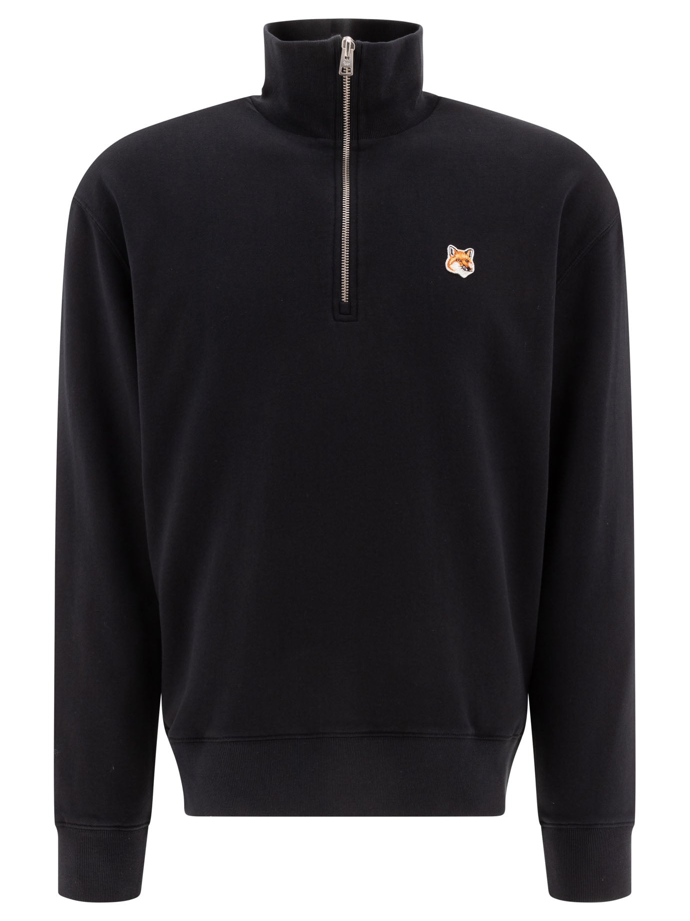 Maison Kitsuné Fox Head Half-Zip Sweatshirt