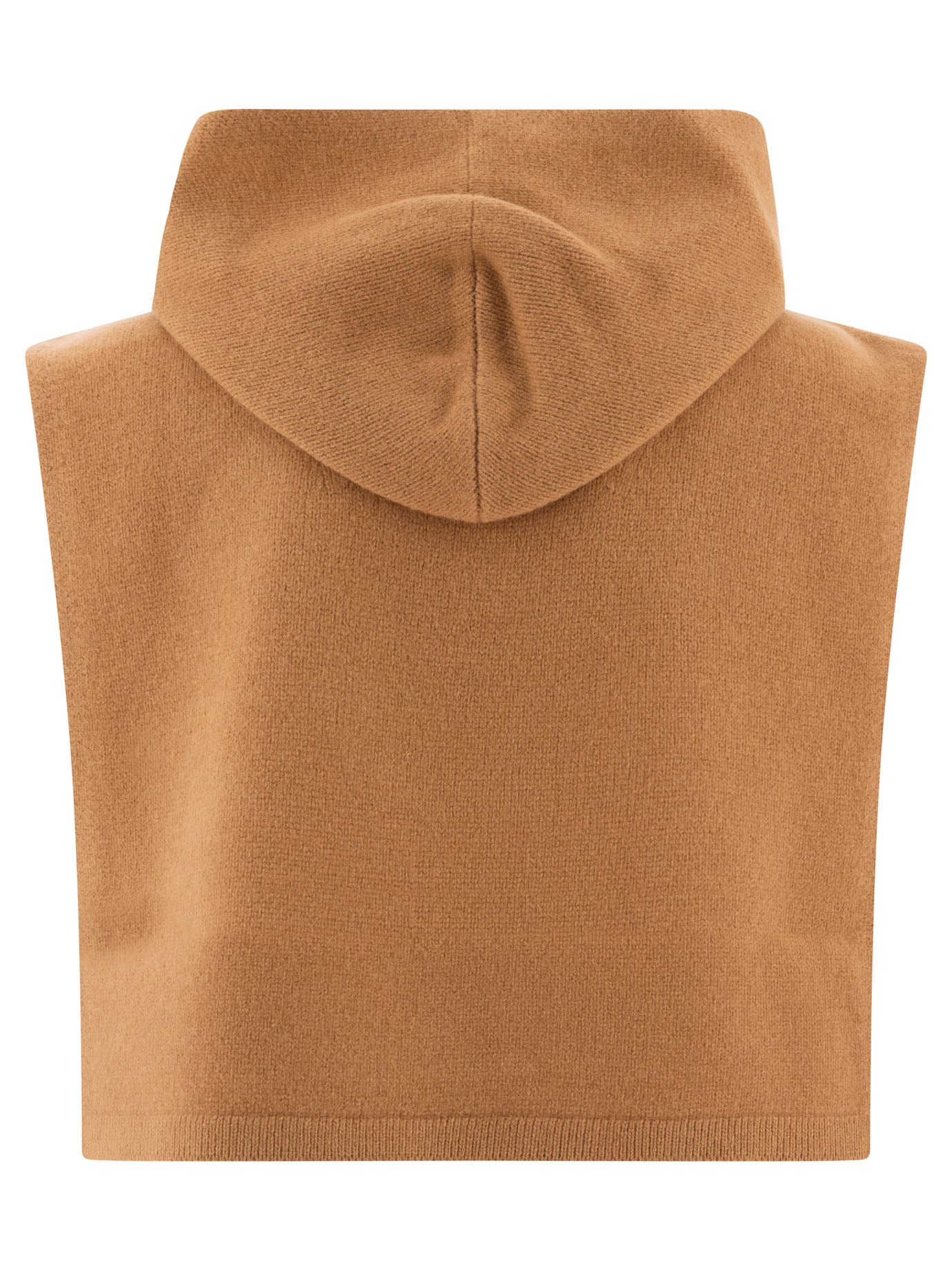 Toteme Hooded Bib In Wool And Cashmere