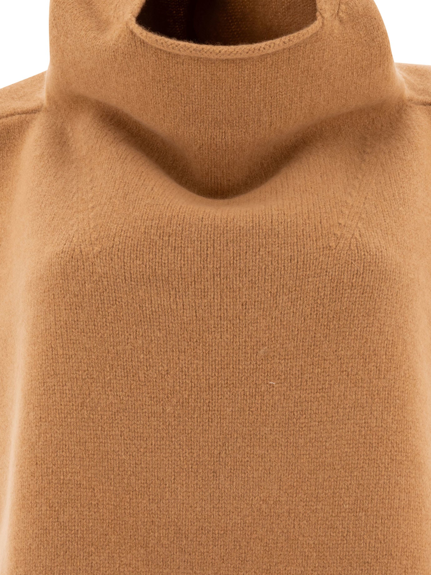 Toteme Hooded Bib In Wool And Cashmere