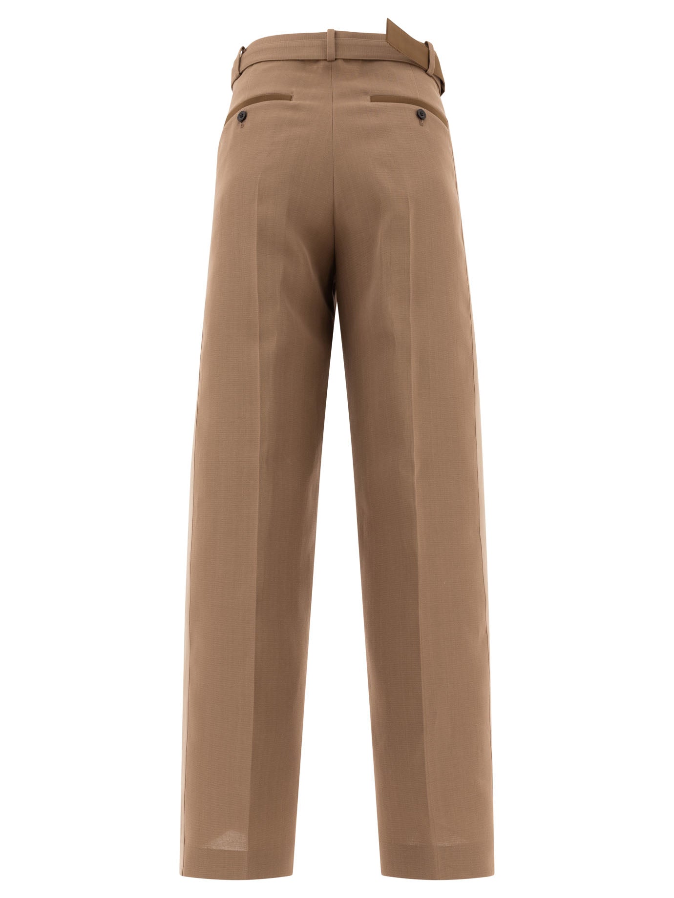 Sacai Tailored Belted Trousers