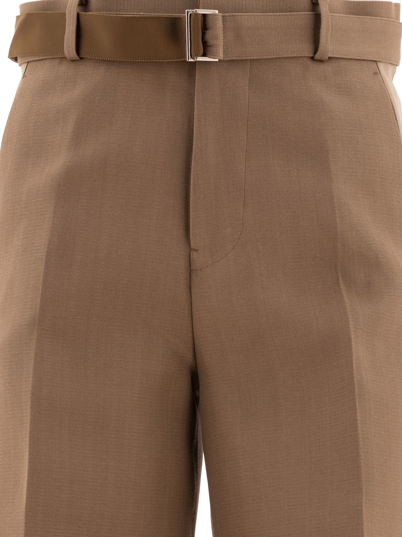 Sacai Tailored Belted Trousers