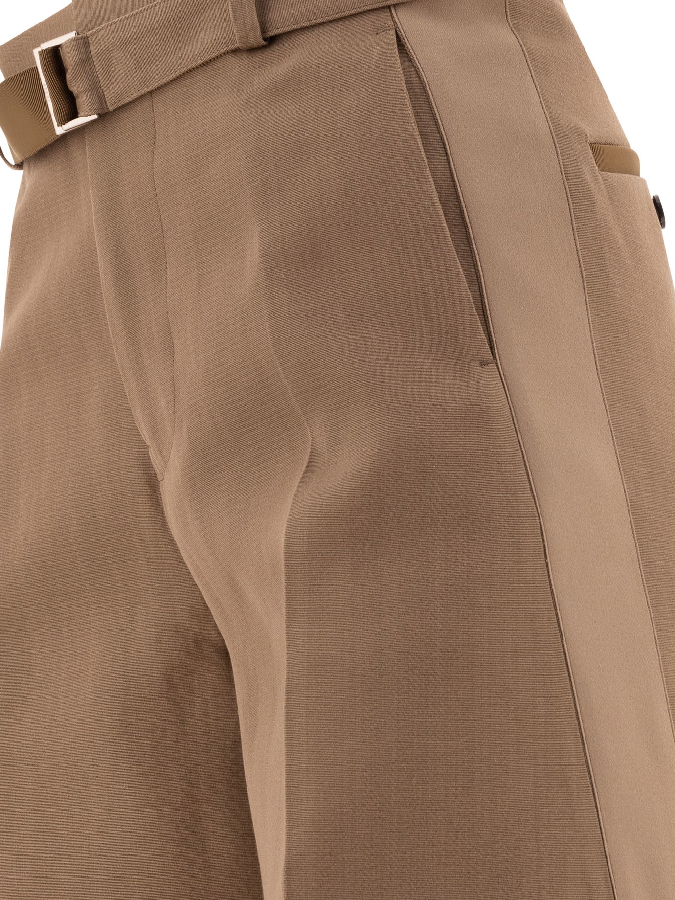 Sacai Tailored Belted Trousers