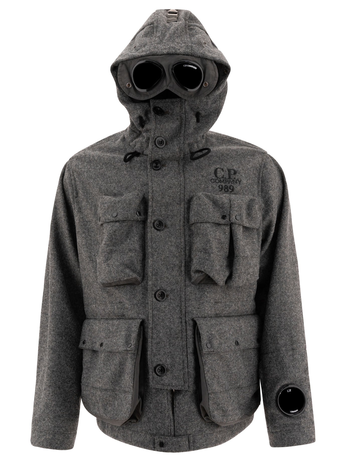 C.P. Company Shetland Twill Hooded Car Coat