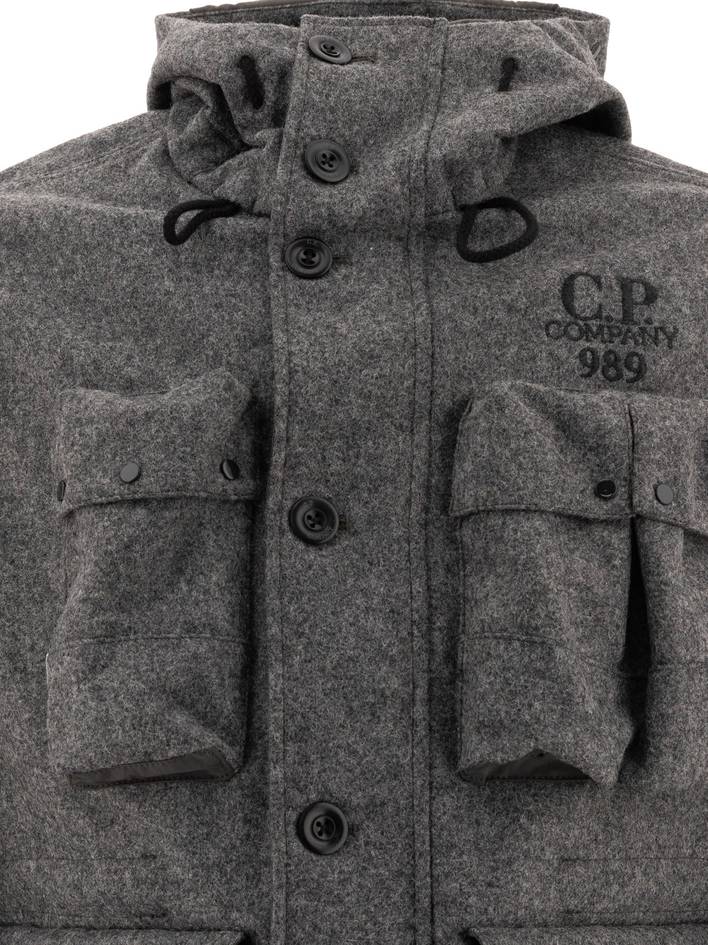 C.P. Company Shetland Twill Hooded Car Coat