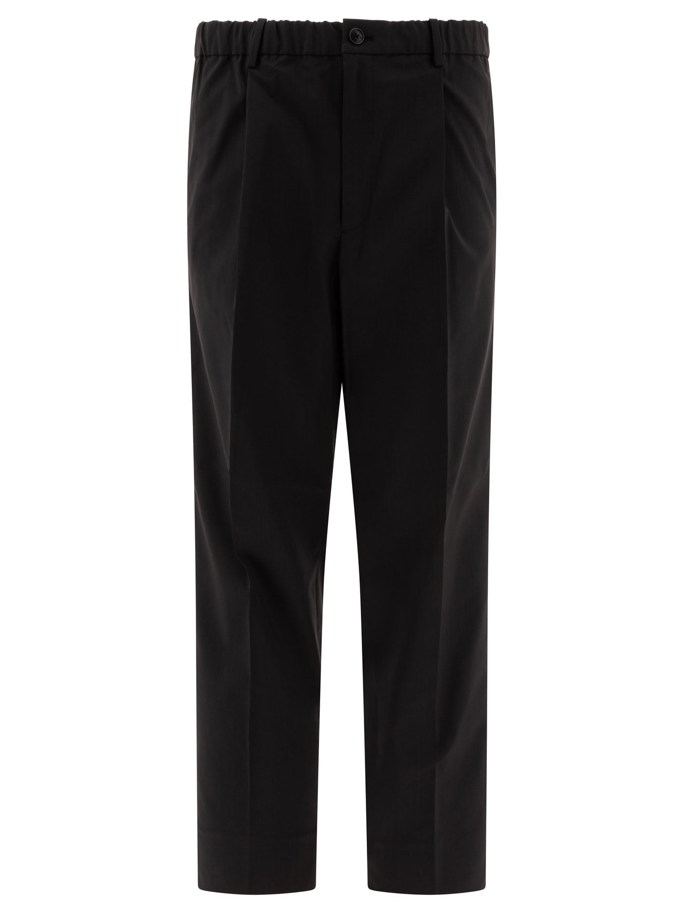 Goldwin Wool Blend Twill One Tuck Trousers