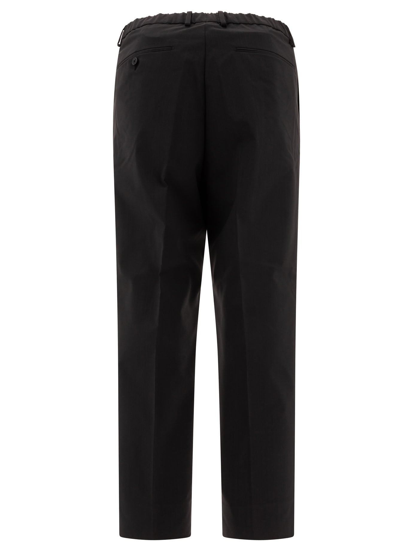 Goldwin Wool Blend Twill One Tuck Trousers