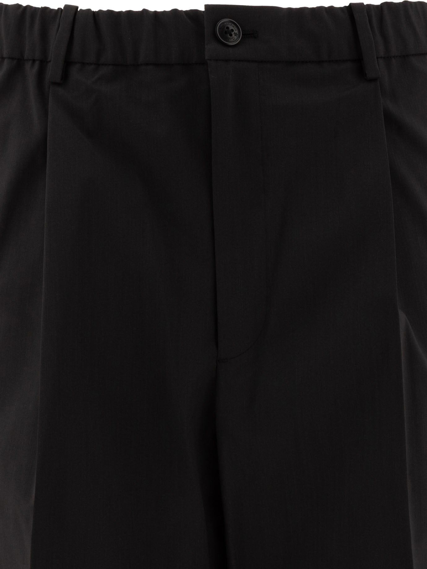 Goldwin Wool Blend Twill One Tuck Trousers