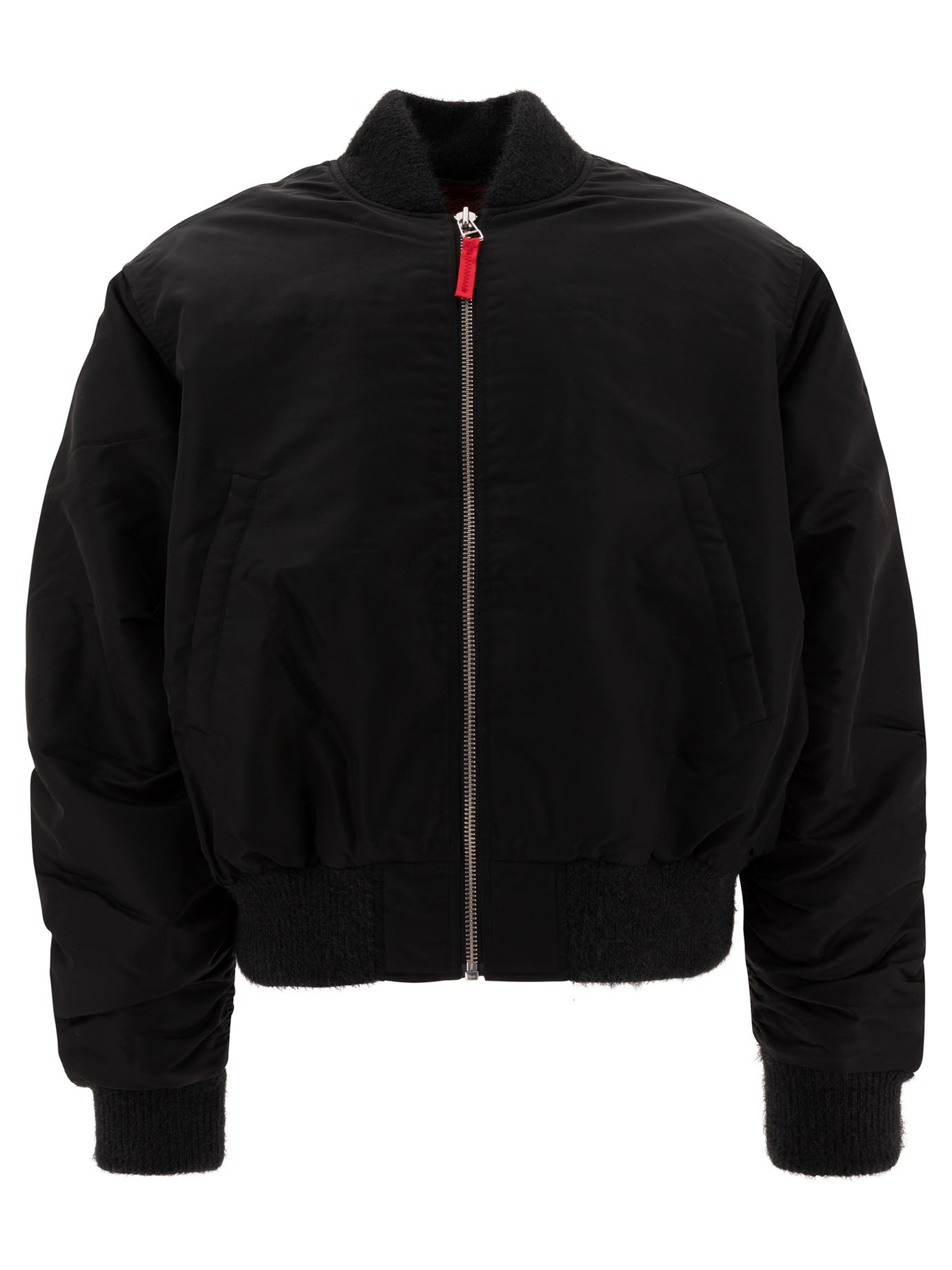 Stockholm Surfboard Club Nylon Bomber Jacket With Logo