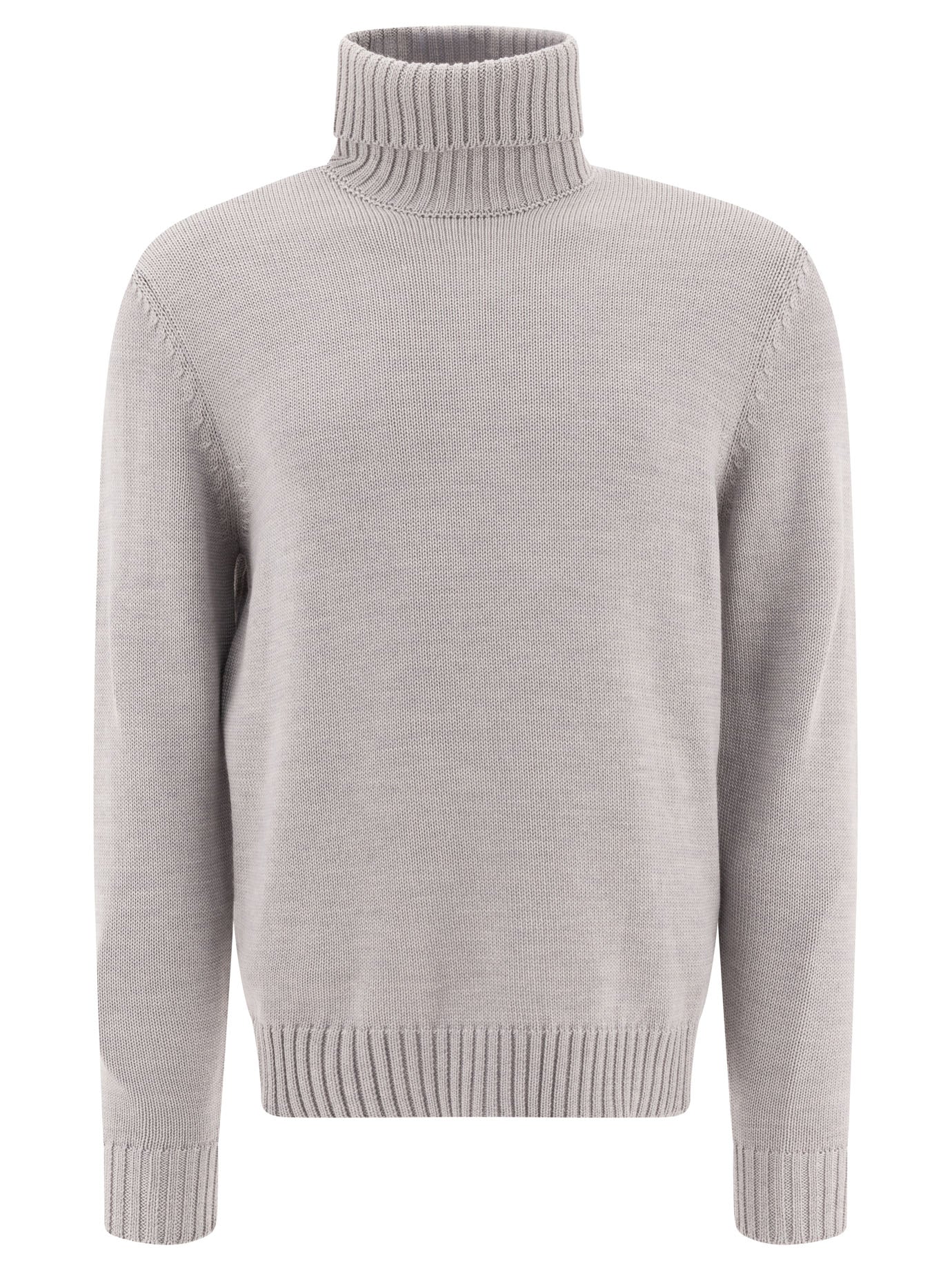 Zanone Virgin Wool Turtleneck Sweater