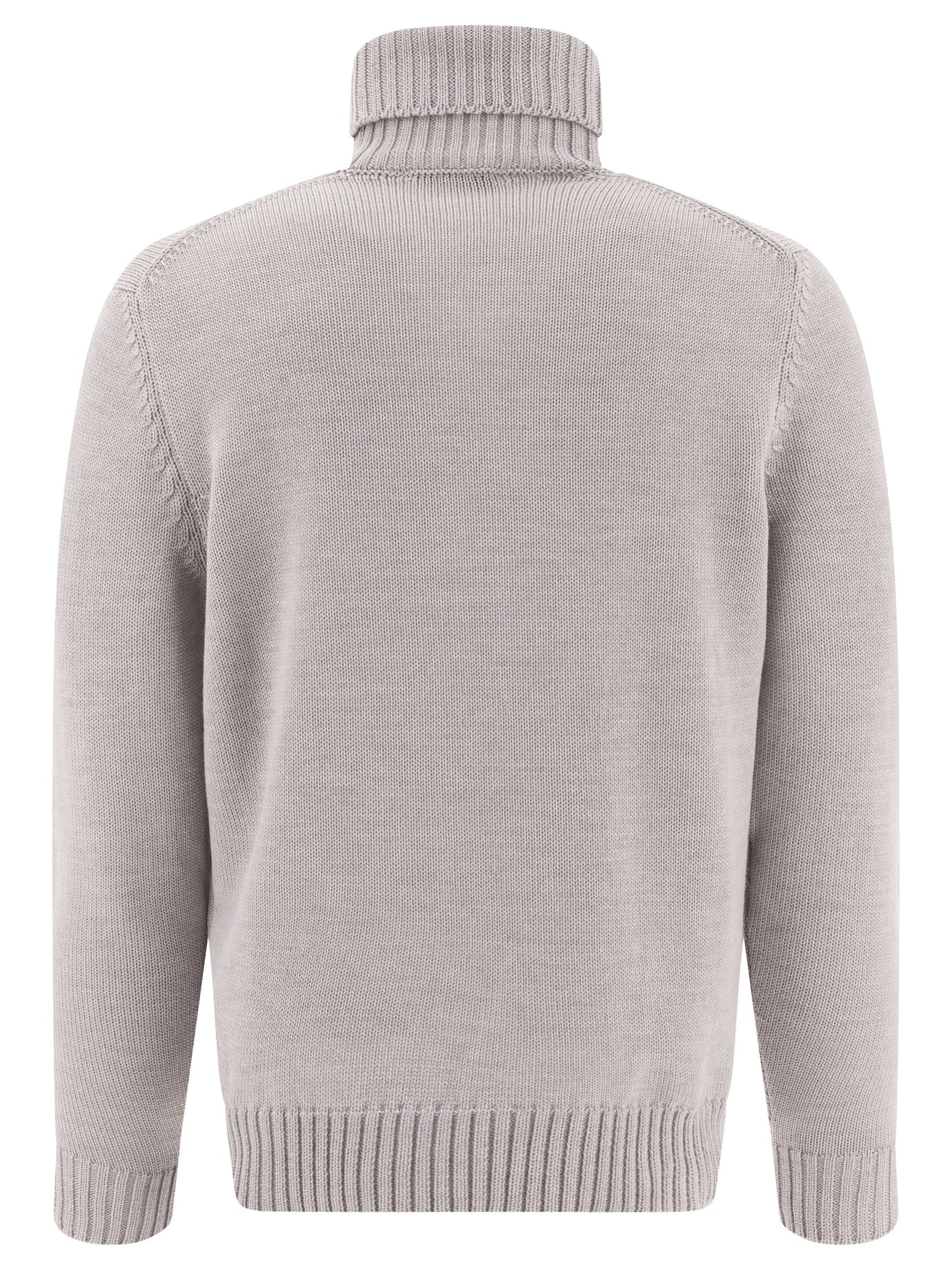 Zanone Virgin Wool Turtleneck Sweater