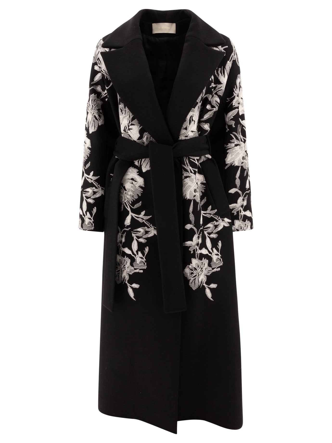 Elie Saab Wool Embroidered Coat