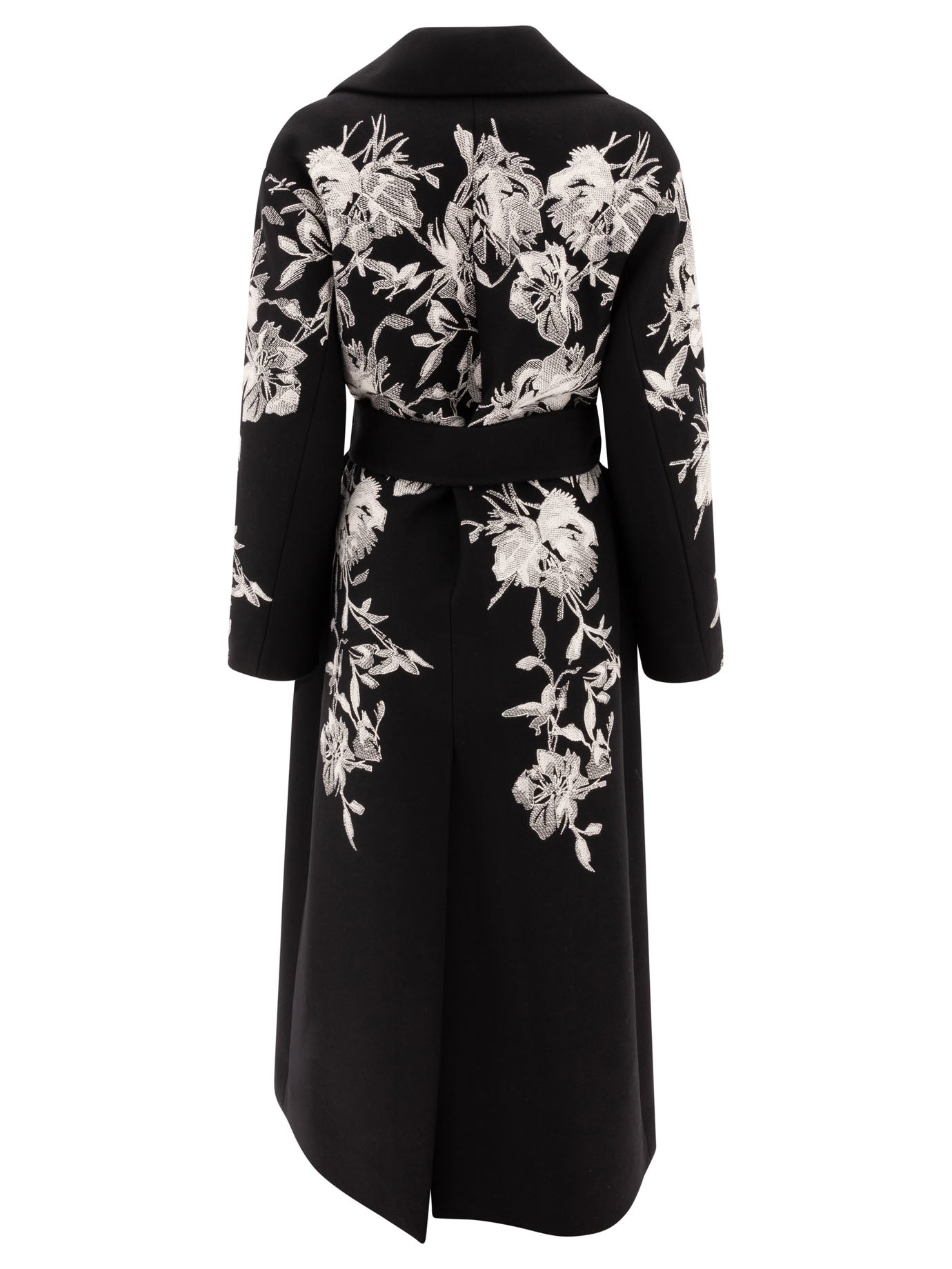 Elie Saab Wool Embroidered Coat