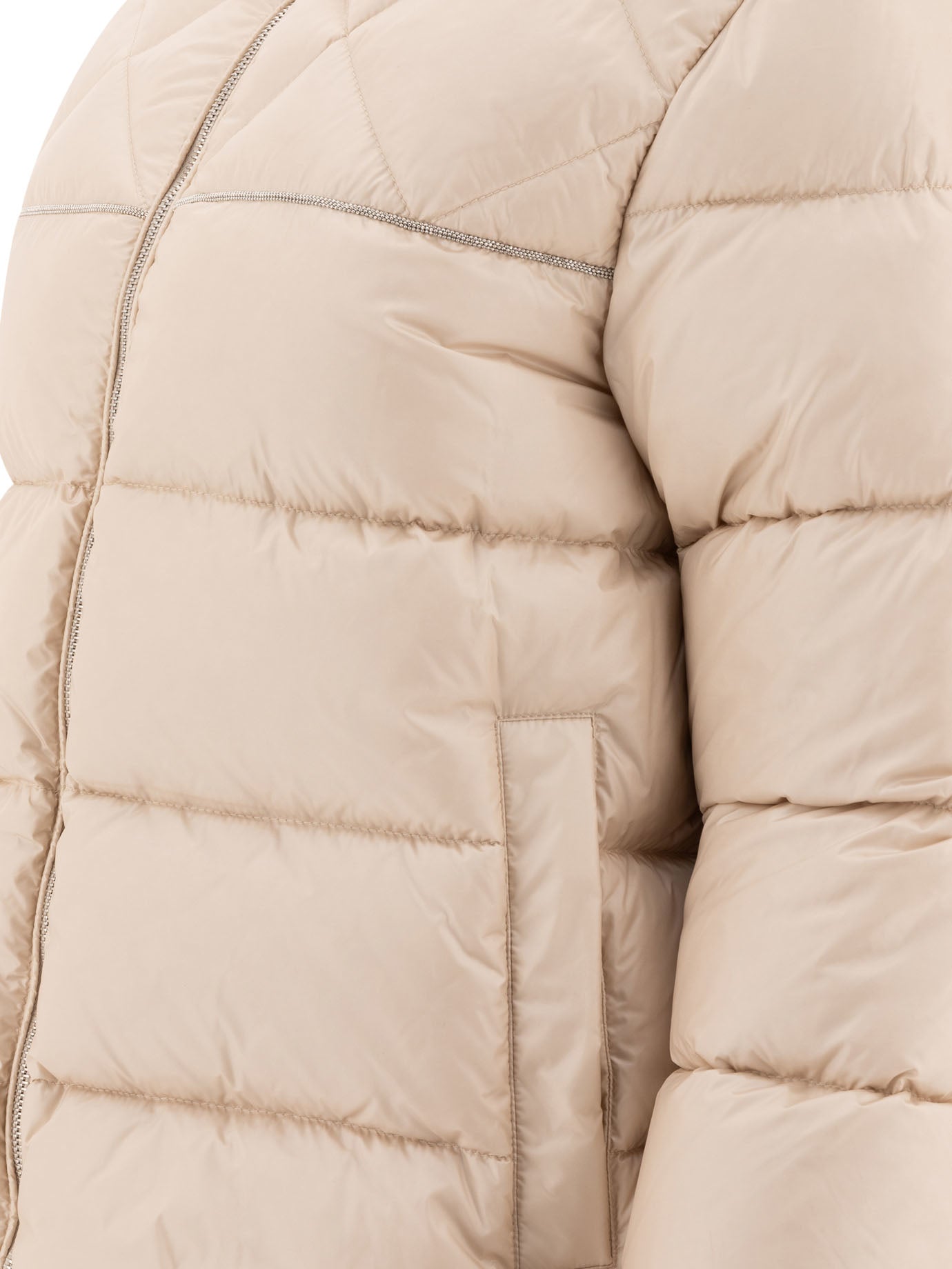 Peserico Down Jacket With Punto Luce