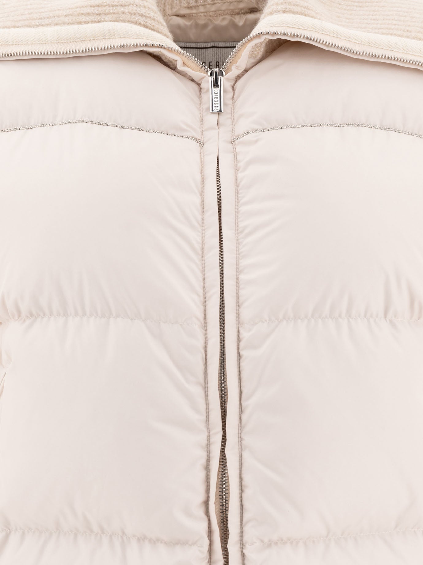 Peserico Down Jacket With Wool Collar