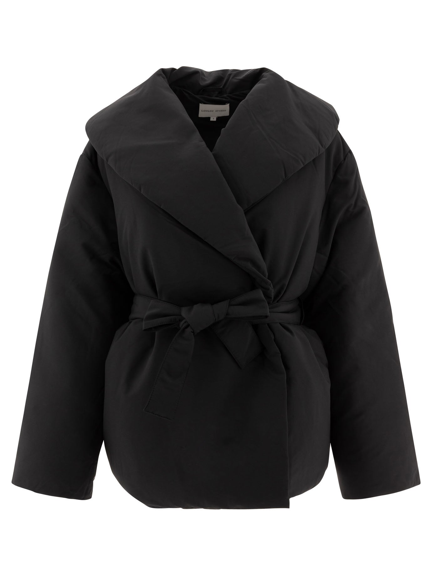 Loulou Studio Cleon Self-Tie Down Jacket