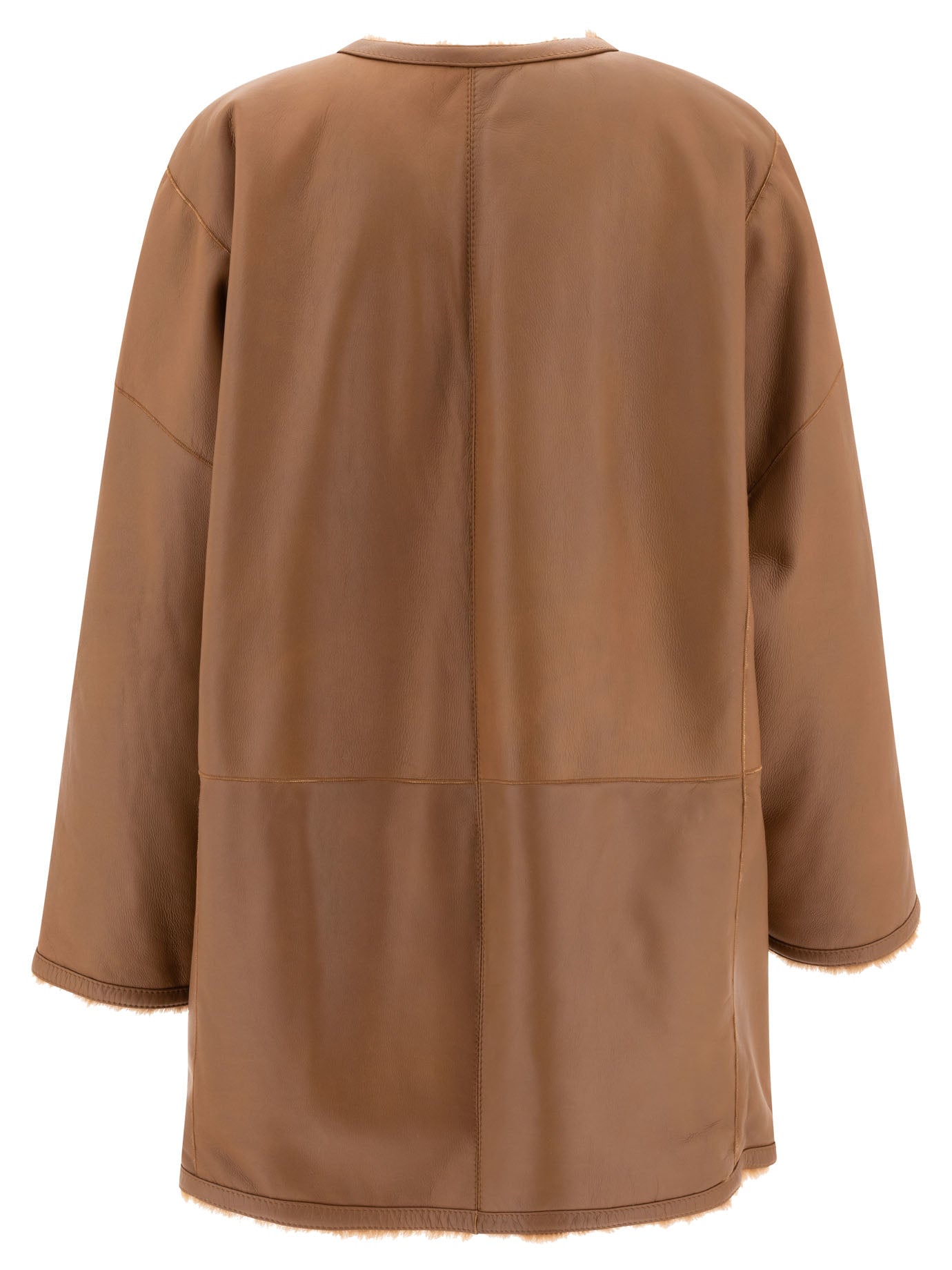 Max Mara Atelier Lacon Shearling Reversible Coat