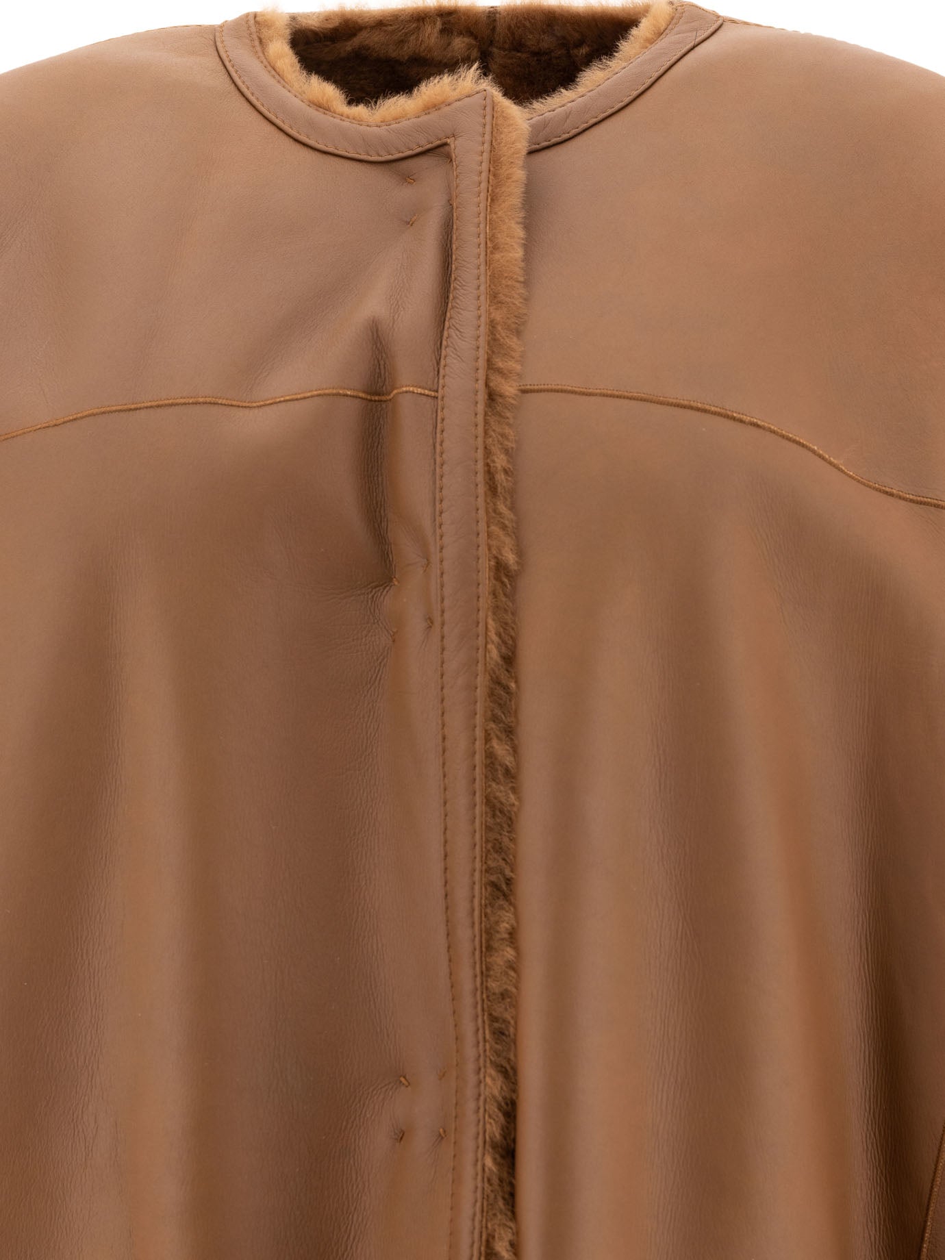 Max Mara Atelier Lacon Shearling Reversible Coat