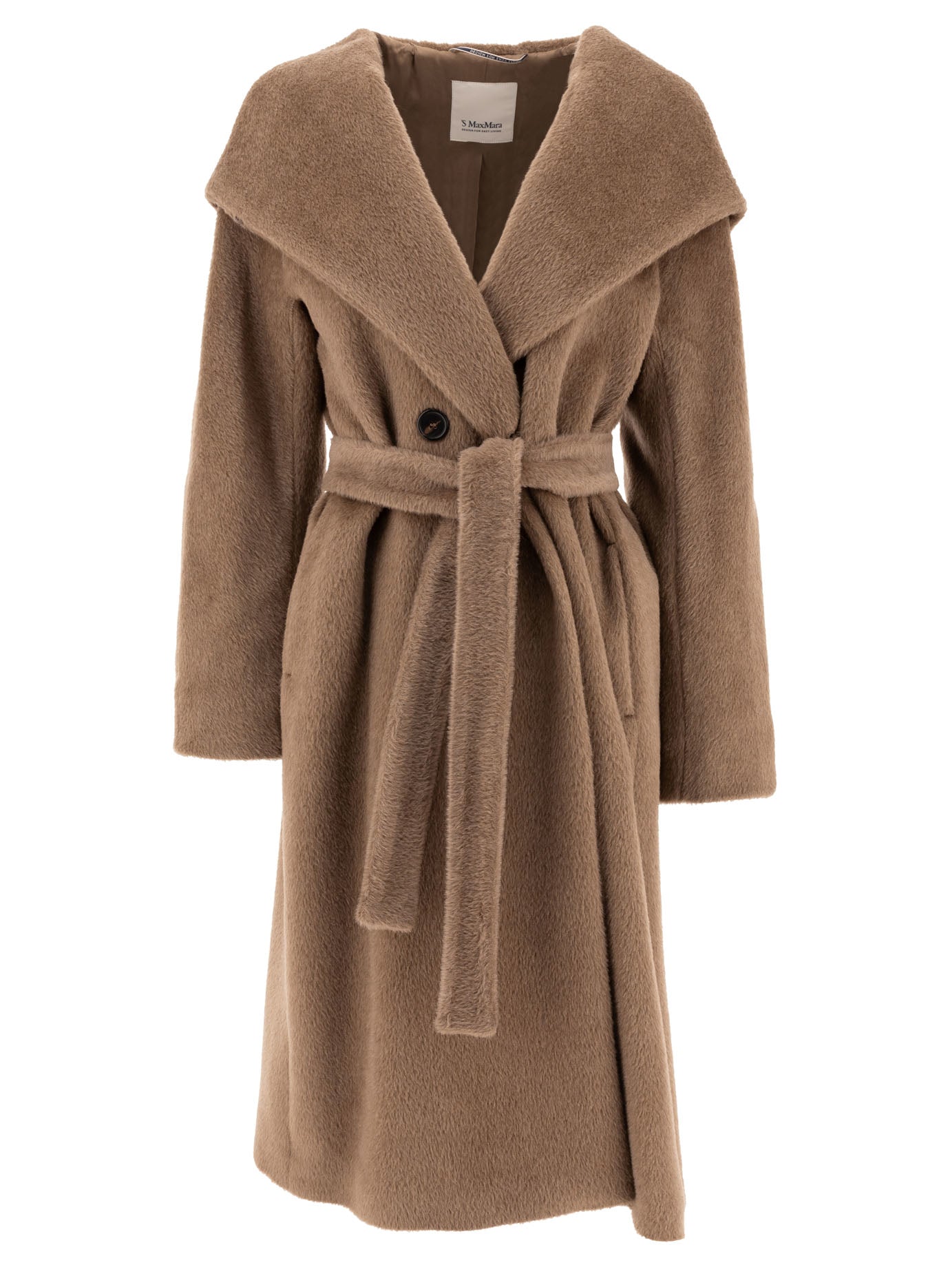 Max Mara S Alpaca And Wool Belted Coat