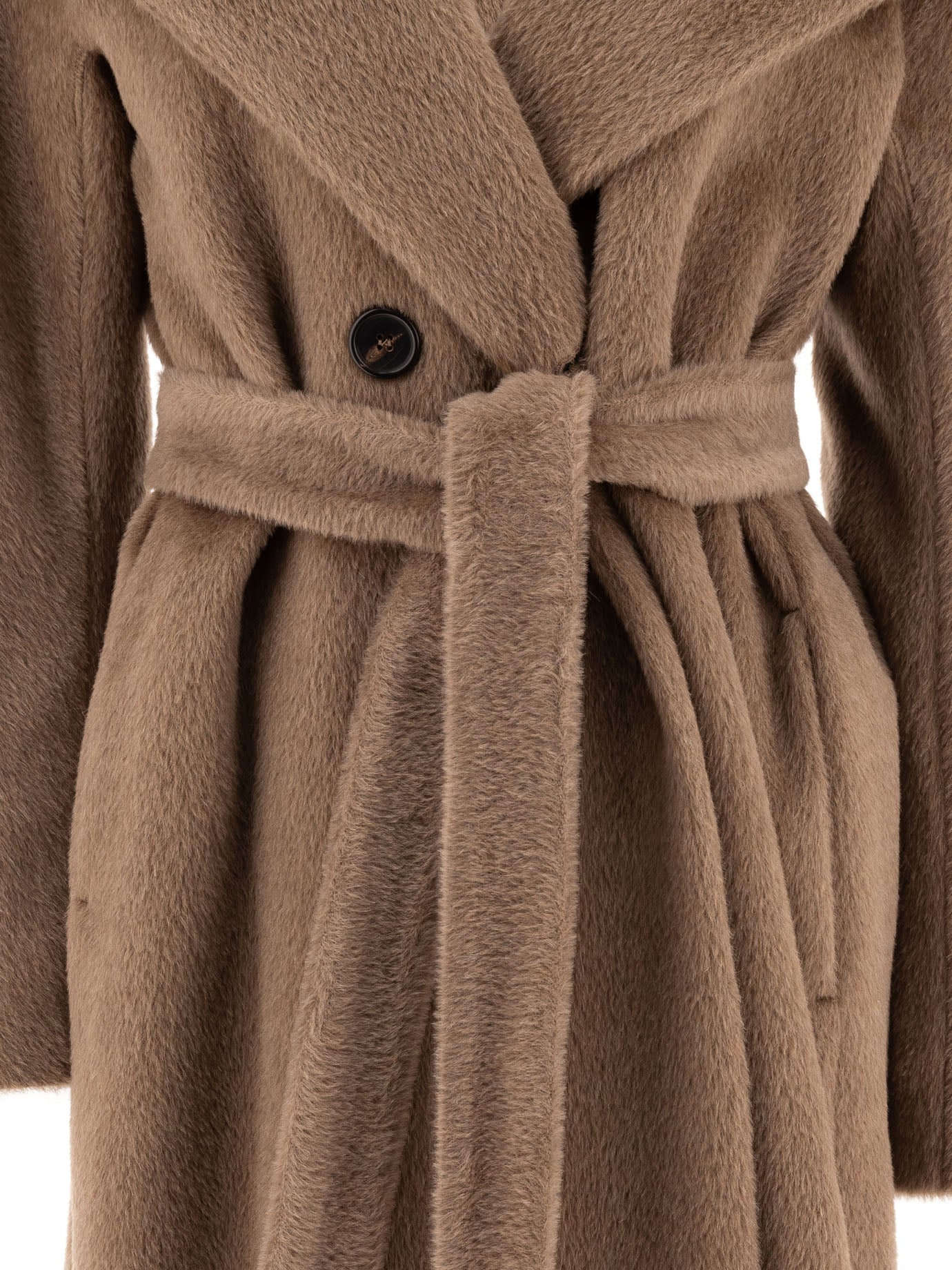 Max Mara S Alpaca And Wool Belted Coat