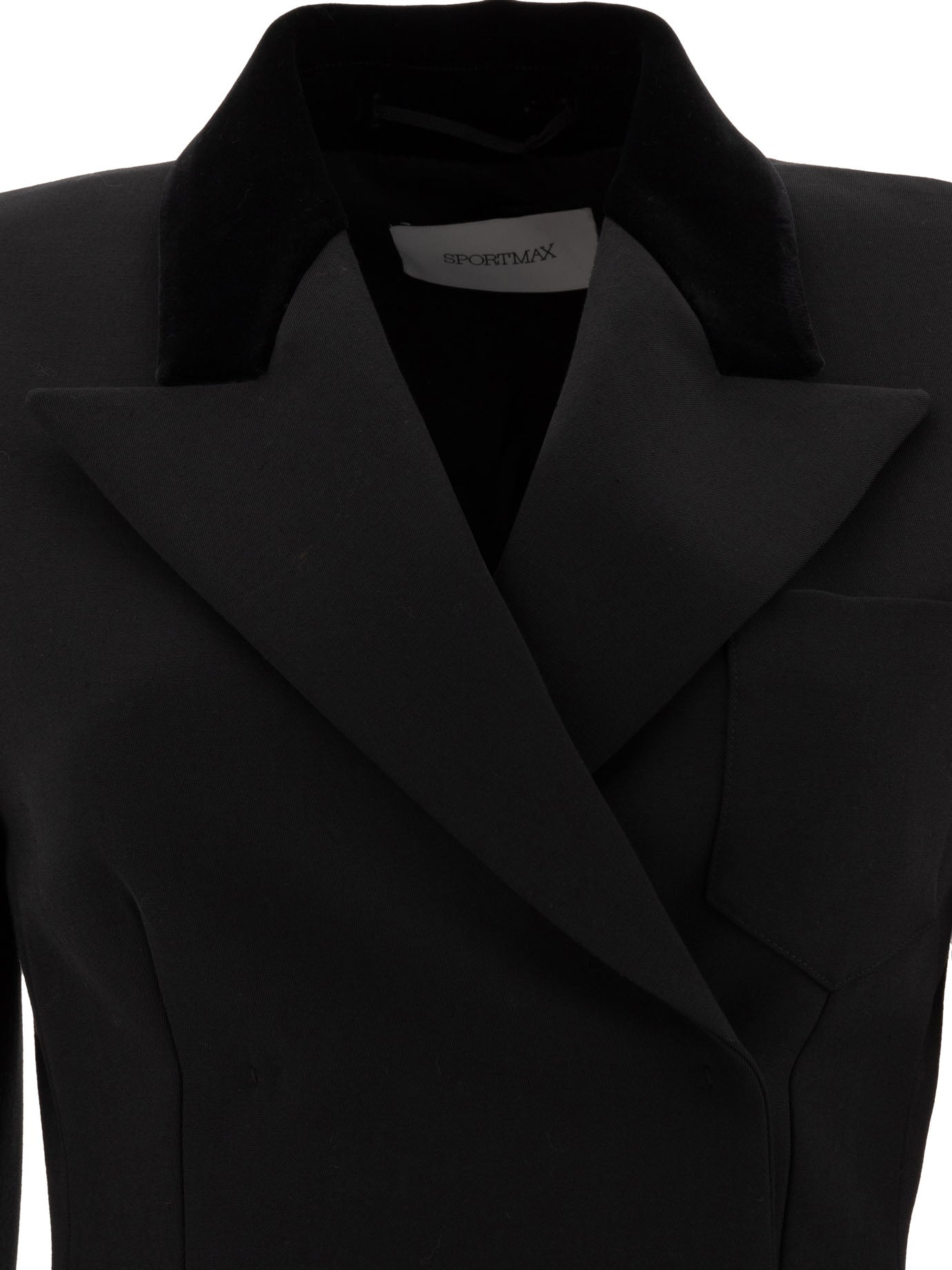 Max Mara Sportmax Tailored Blazer In Technical Wool